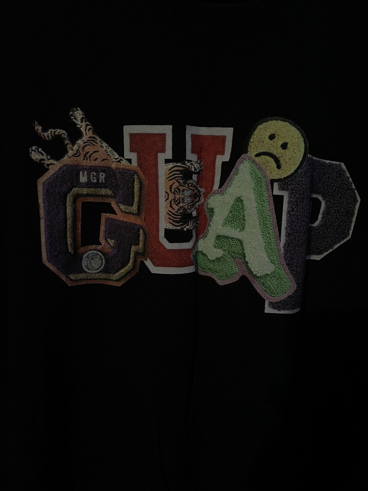 Vintage Y.A.F.T “GUAP” Graphic Tee – Black Size US L / EU 52-54 / 3 - 4 Thumbnail