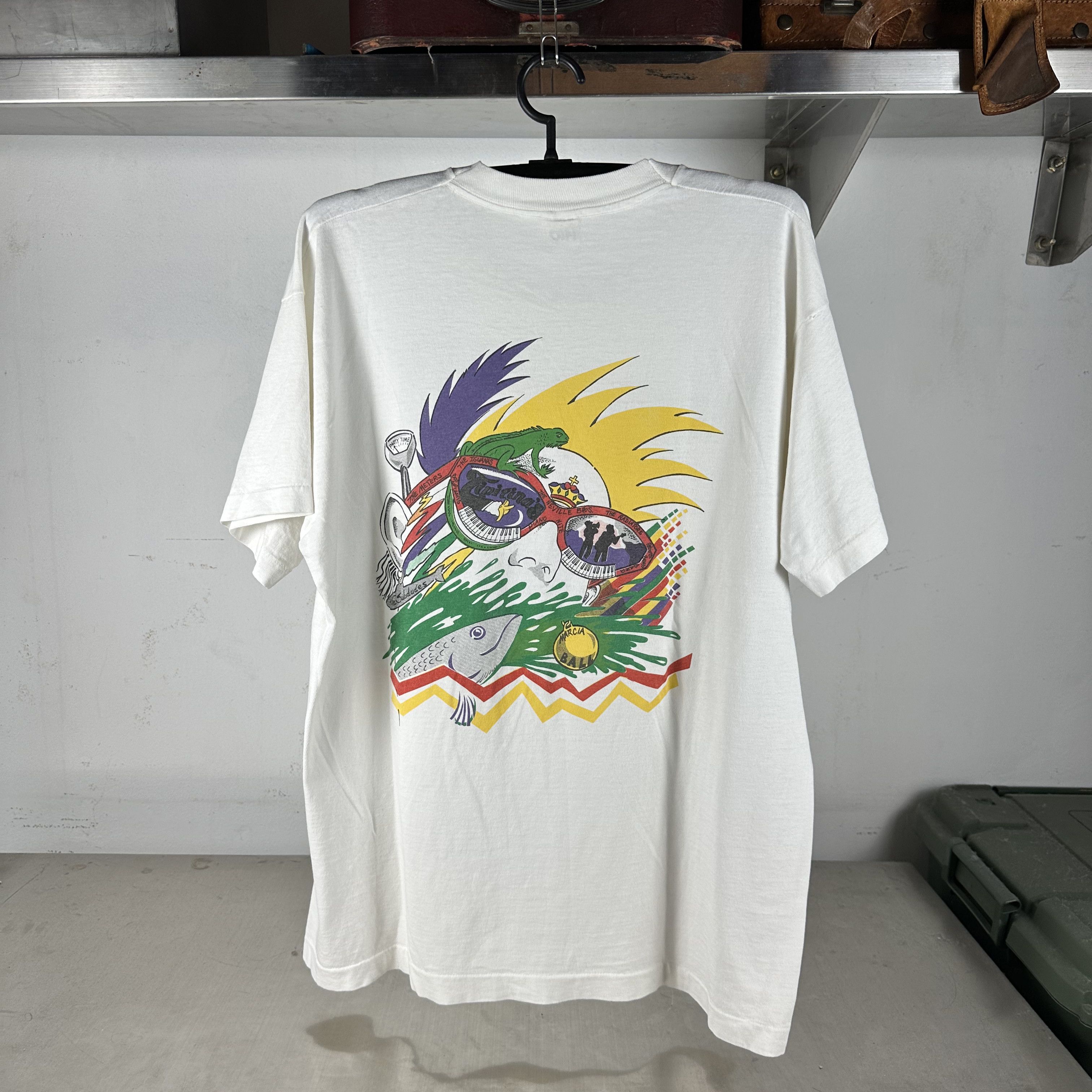 Vintage The Subdudes The Nevile Brotheres Tipitinas Jazzfestival Tee Size US XL / EU 56 / 4 - 3 Thumbnail