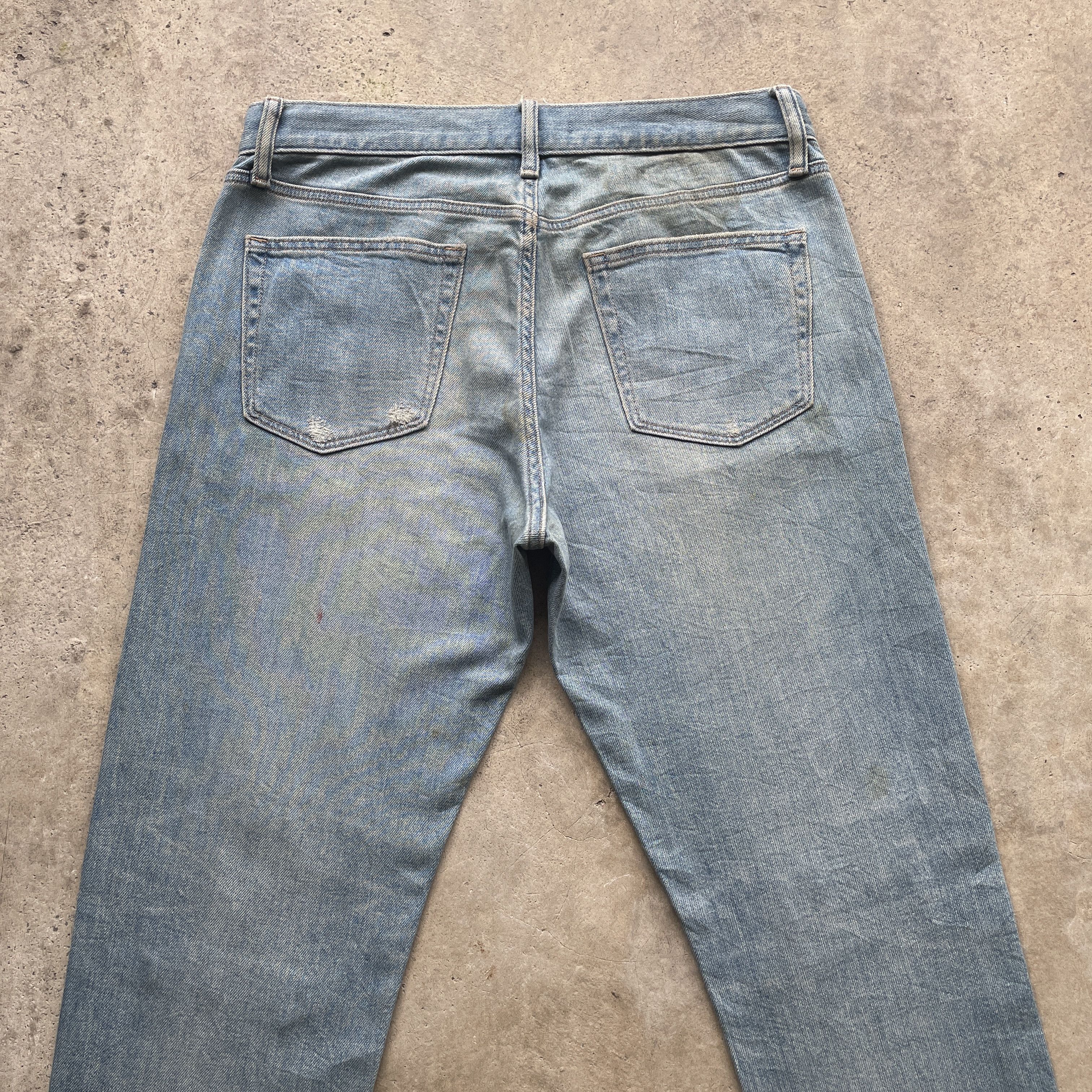 Japanese Brand VINTAGE JAPANESE JEANS DISTRESSED FADED DENIM PANTS W34 Size US 34 / EU 50 - 8 Thumbnail