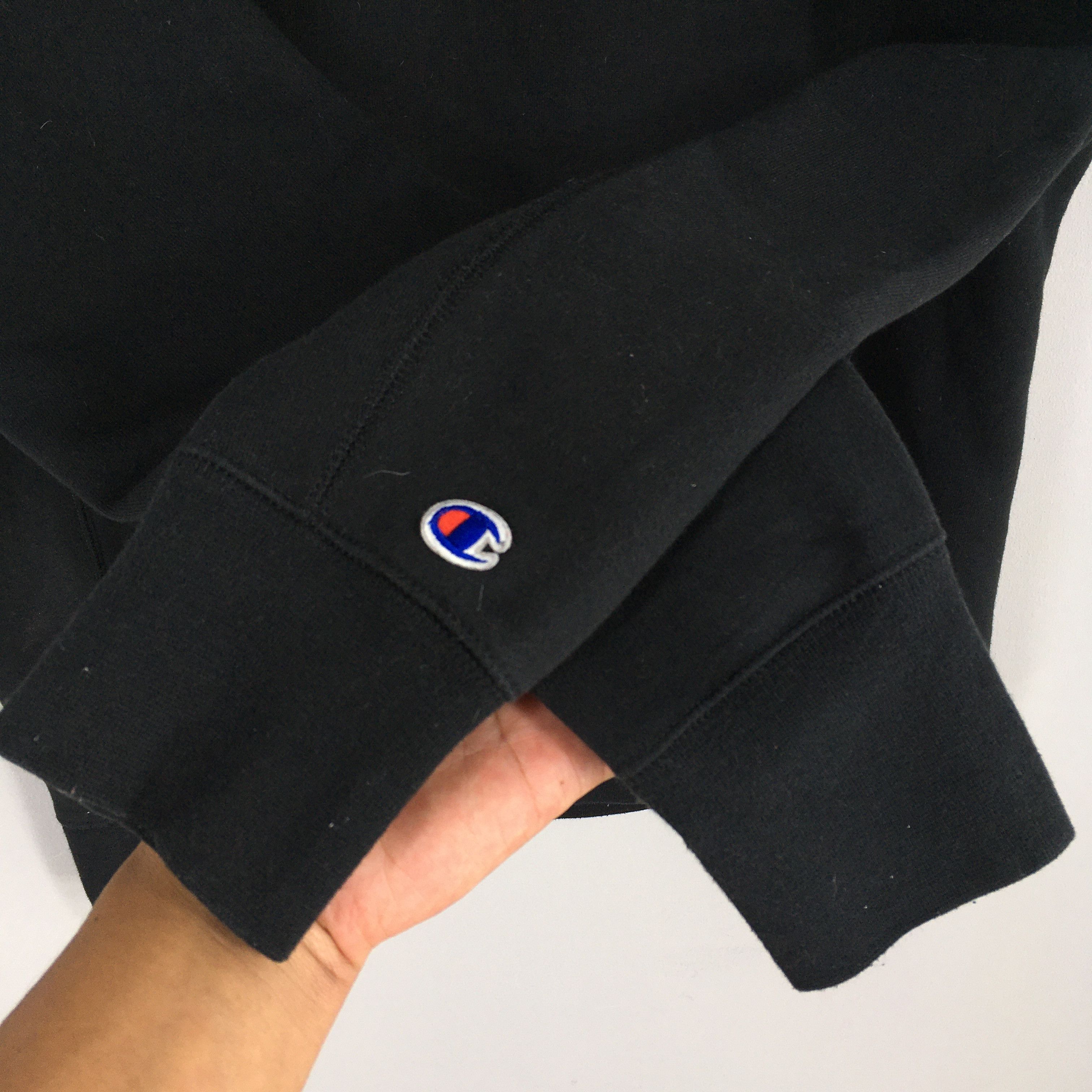 Champion × Vintage Vintage Champion Authentic Apparel Black Jumper S Size US S / EU 44-46 / 1 - 4 Thumbnail
