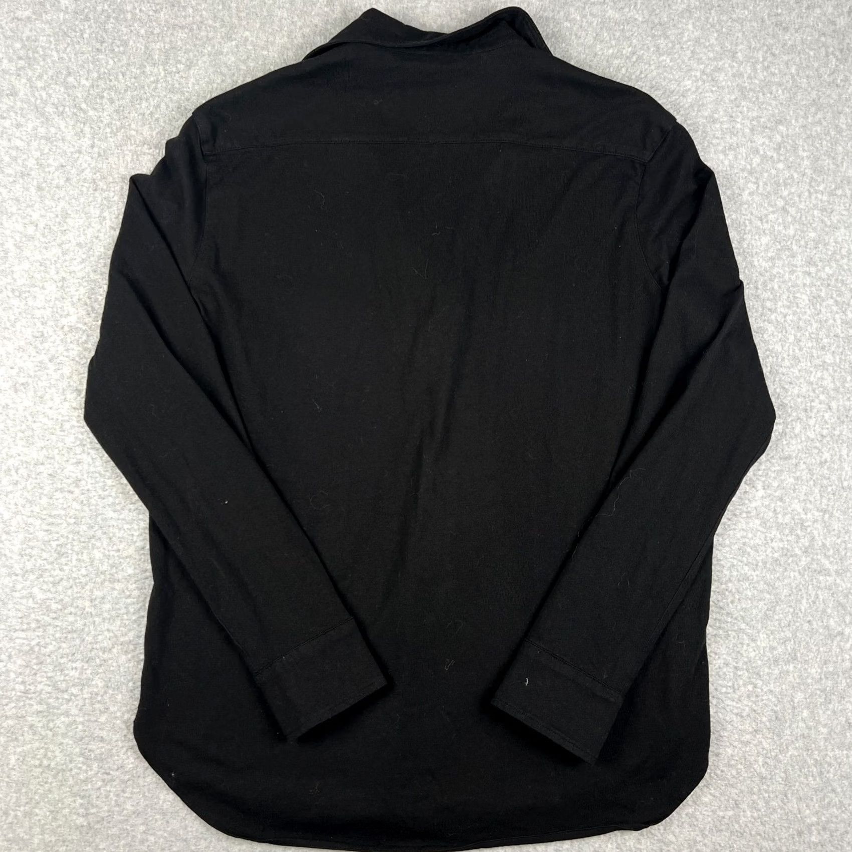 Frank & Eileen Frank & Eileen Button Shirt Top Medium Womens Black Cotton Long Sleeve Size M / US 6-8 / IT 42-44 - 2 Thumbnail