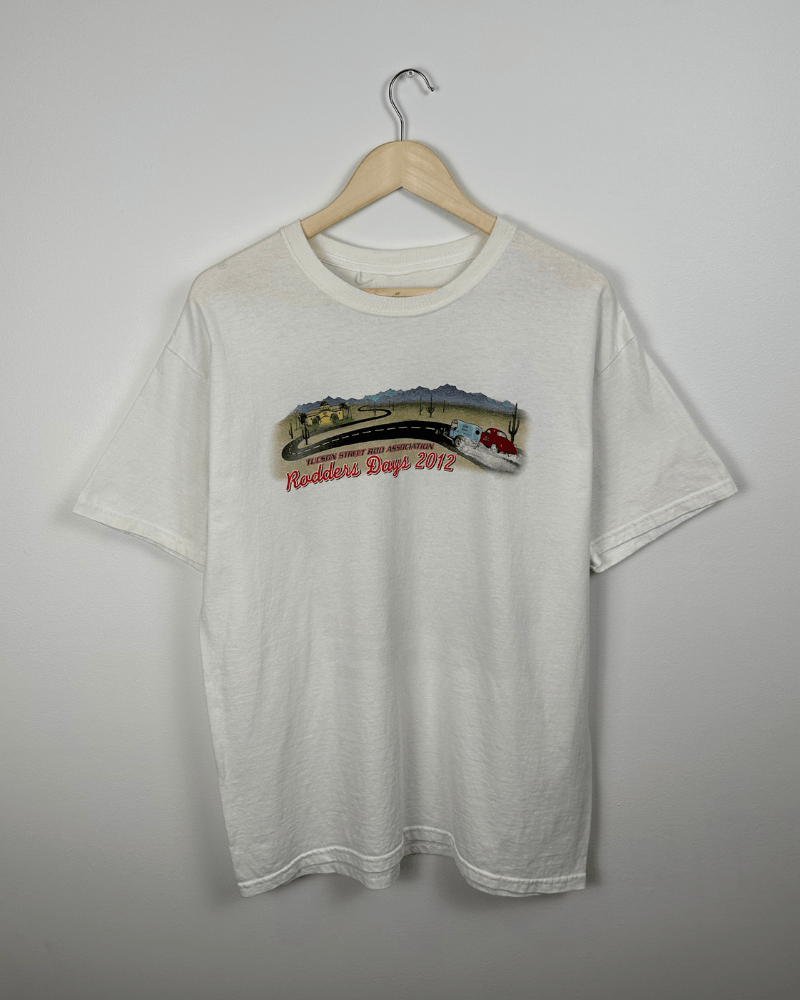 Vintage 2012 Tucson Rodders Days Street Rod Car Show T-Shirt - Large Size US L / EU 52-54 / 3 - 8 Thumbnail