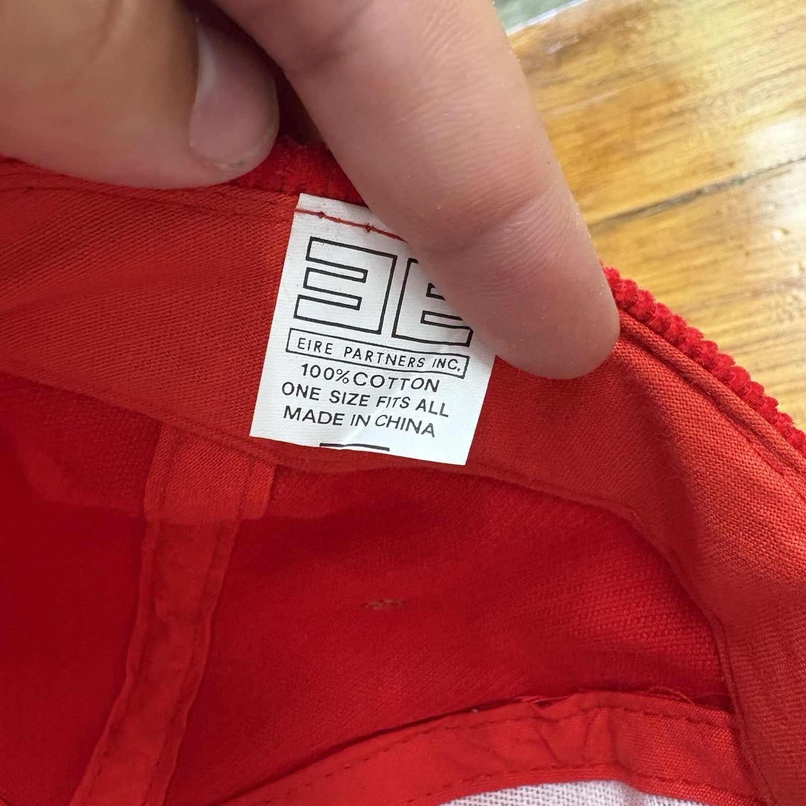 Other Vintage 90s Red Corduroy Bob Evans Embroidered Snap Back Hat Size ONE SIZE - 7 Thumbnail