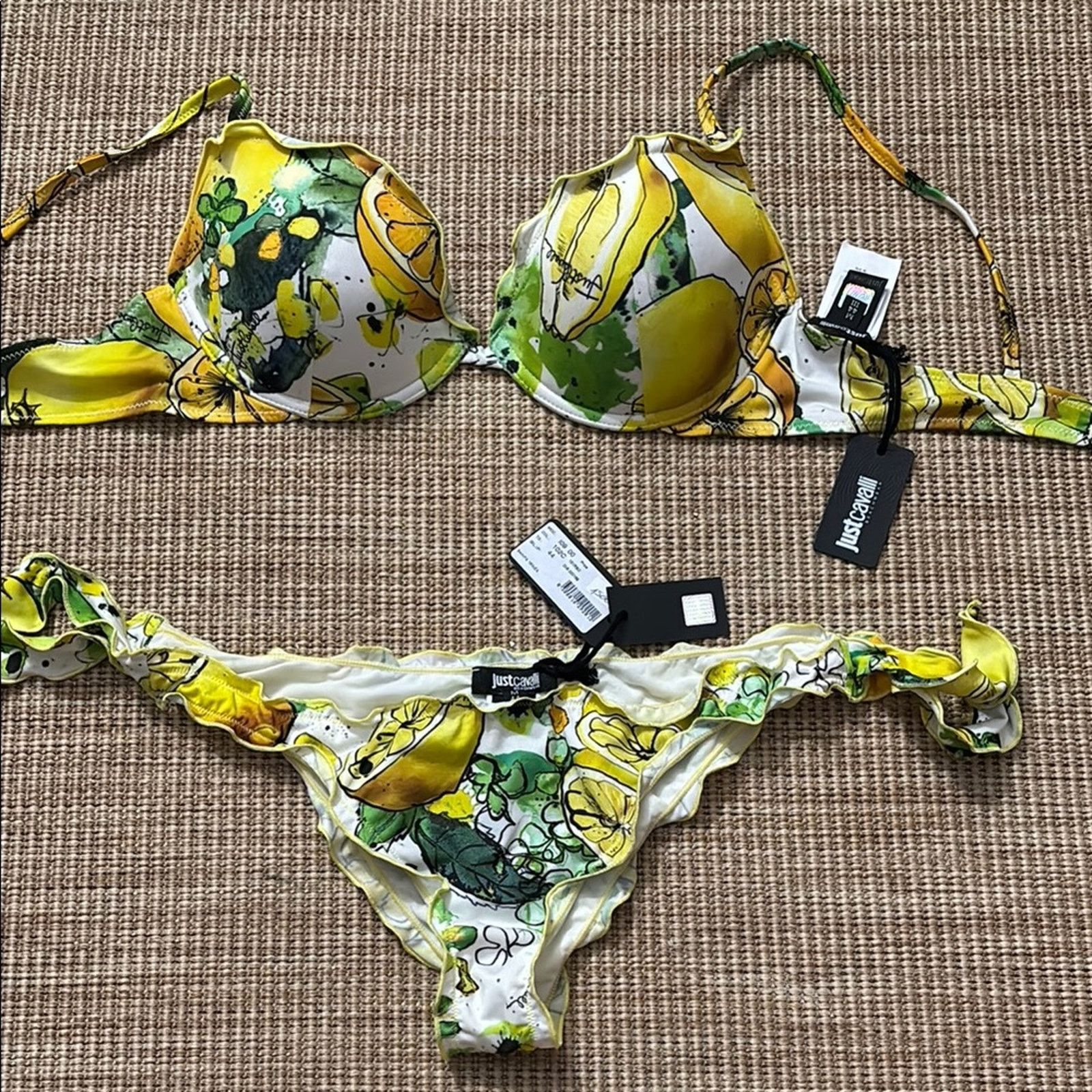 Just Cavalli NWT Just Cavalli Citrus Splash Bikini SIze M Size ONE SIZE - 1 Thumbnail