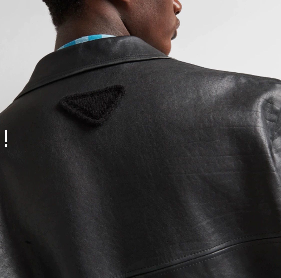 Prada Prada blazer leather jacket black triangle logo TEAYANG Size US S / EU 44-46 / 1 - 6 Thumbnail