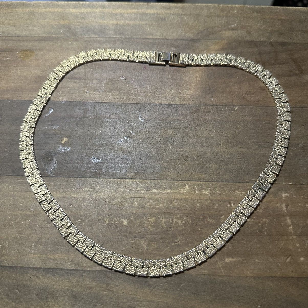 Vintage Vintage gold tone nugget chain necklace Size ONE SIZE - 2 Thumbnail