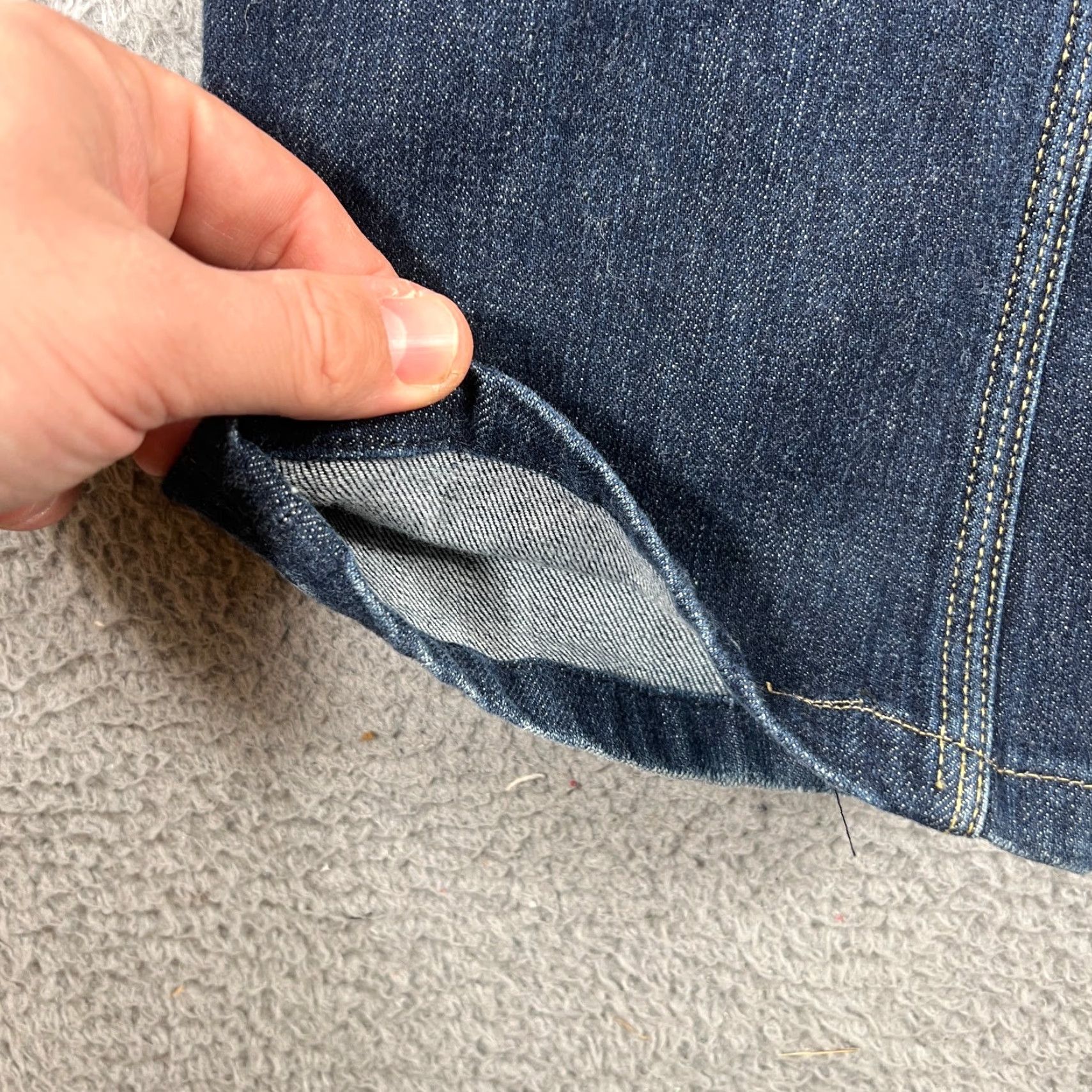 7 For All Mankind 7 For All Mankind Womens Flynt Flare Jeans Size 28 Denim Blue HEMMED 31 Inseam Regular Rise 5-Pocket Size 28" / US 6 / IT 42 - 4 Thumbnail