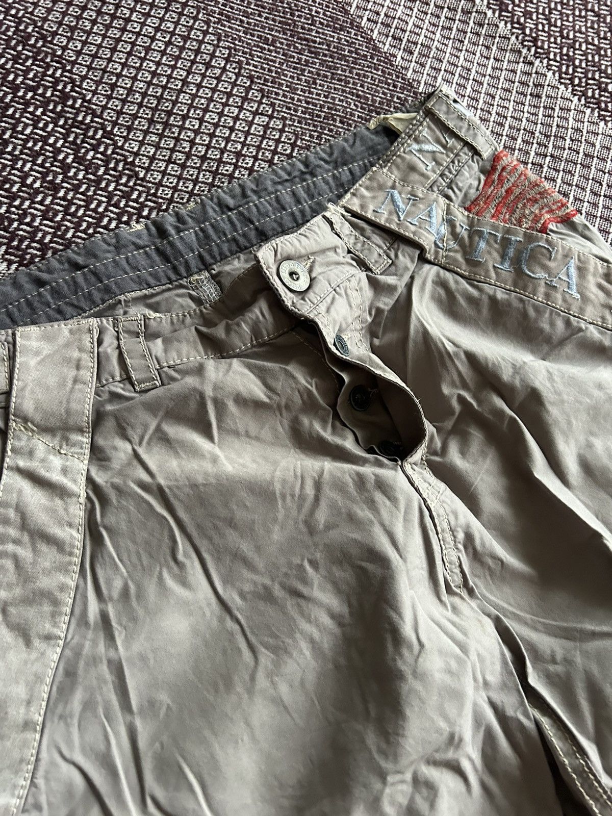 Nautica Vintage Nautica American Flag Pants Mens Army Style Size 32 Size US 32 / EU 48 - 13 Thumbnail