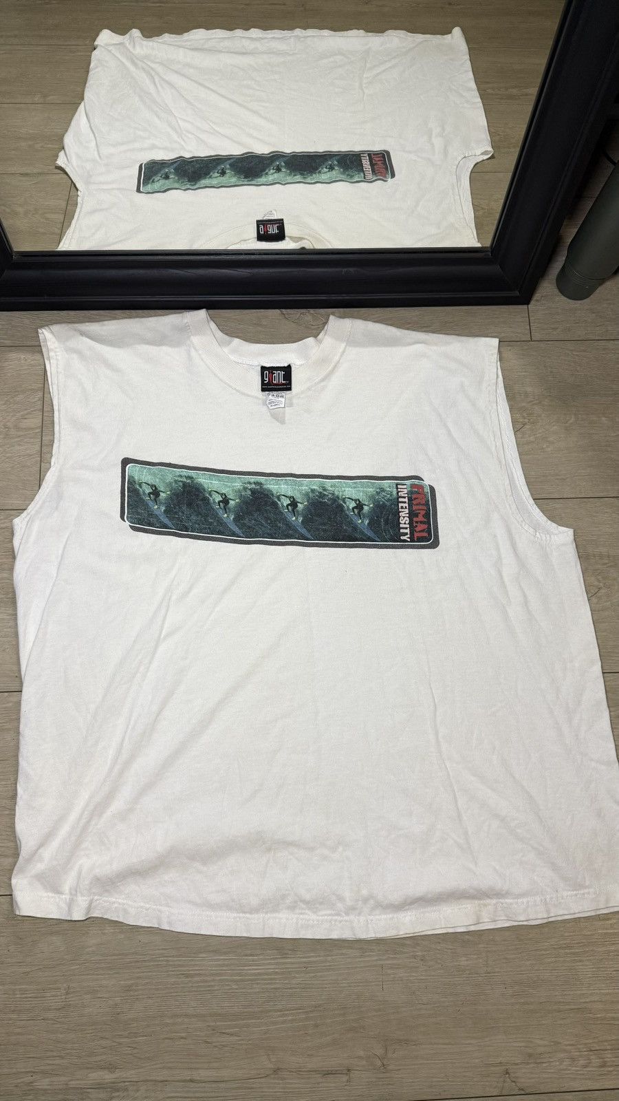 Giant Vintage / Y2K Primal Intensity Waves Surfing Shirt Size US XXL / EU 58 / 5 - 1 Thumbnail