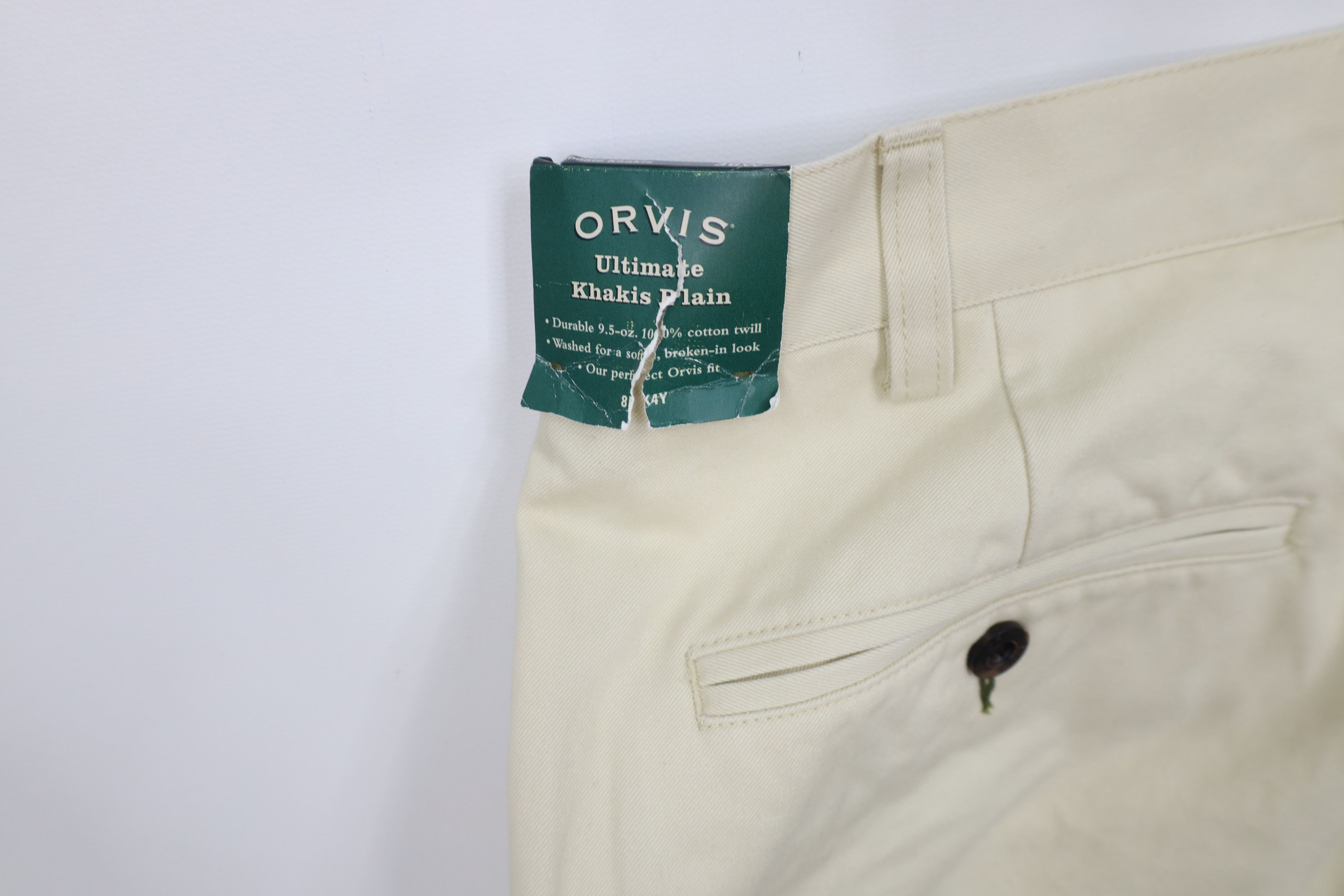 Orvis Deadstock Vintage Orvis Wide Leg Chino Pants Trousers Beige Size US 36 / EU 52 - 13 Thumbnail