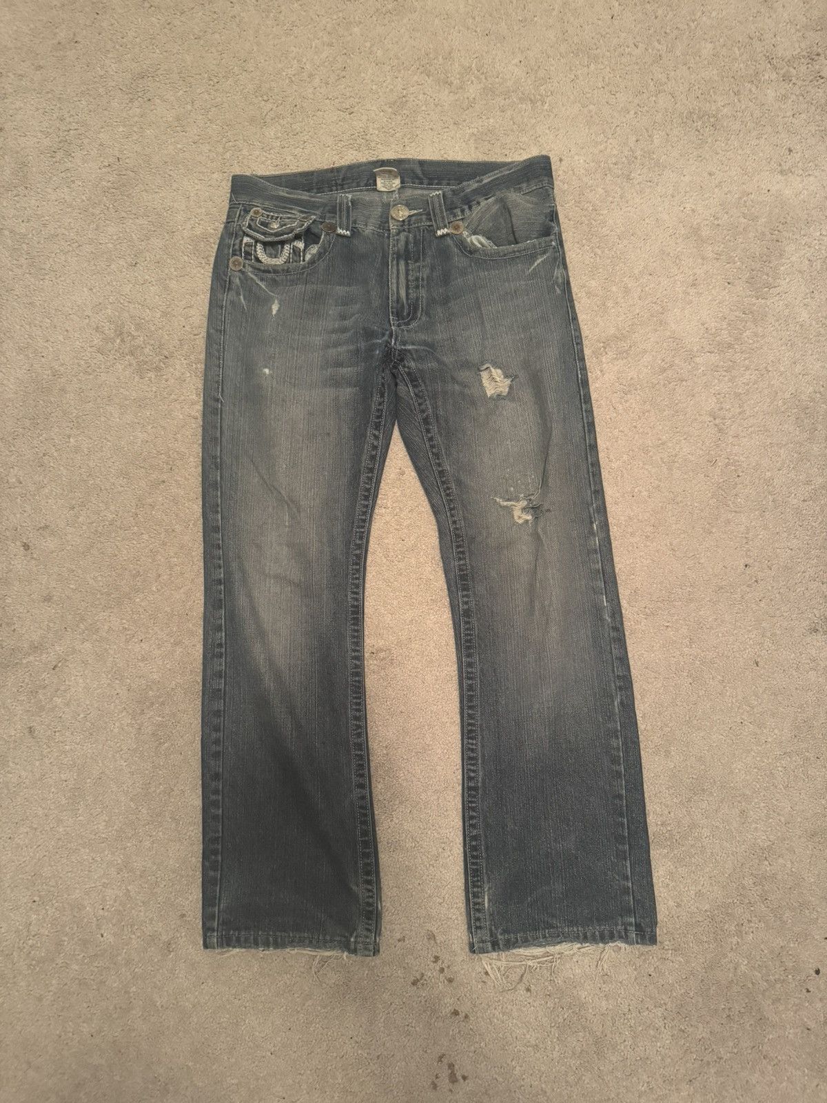 True Religion Vintage True Religion Straight Cut Jeans Size US 32 / EU 48 - 7 Thumbnail