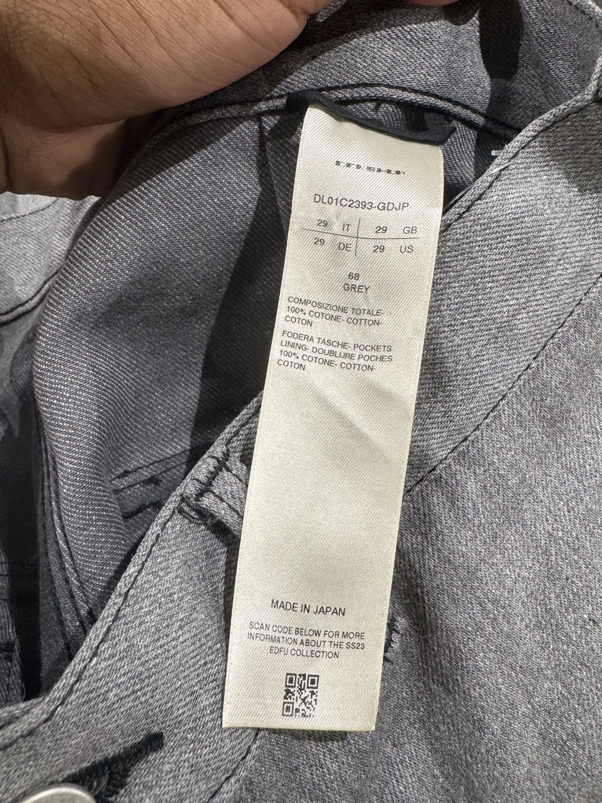 Rick Owens Drkshdw Rick Owens DRKSHDW Pad Cargos Grey Size US 29 - 7 Thumbnail