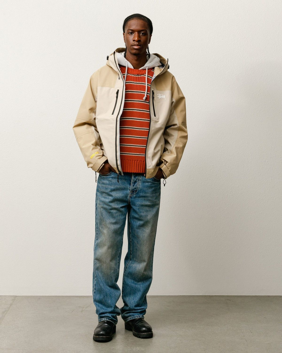 Goretex × Stussy Stussy STÜSSY GORE-TEX® GUIDE SHELL Khaki Size Large Jacket Size US L / EU 52-54 / 3 - 1 Thumbnail