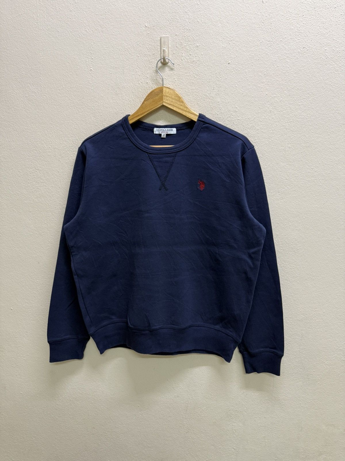 U.S. Polo Assn. U.S Polo Assn. Small Logo Crewneck Dark Blue Sweatshirt Size US S / EU 44-46 / 1 - 15 Thumbnail