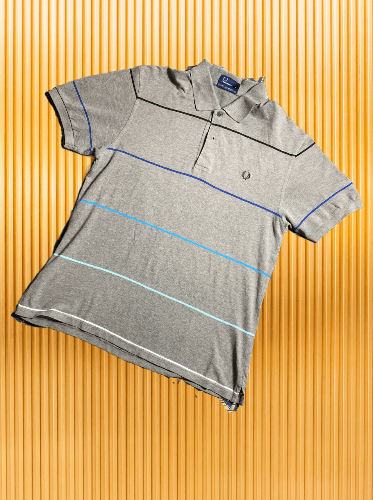 Fred Perry × Vintage Vintage Fred Perry Striped Polo Size US M / EU 48-50 / 2 - 1 Thumbnail