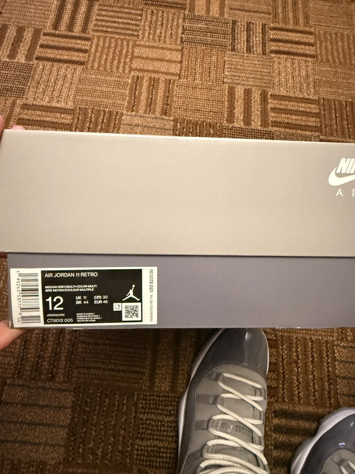 Jordan Brand Jordan 11 Retro Cool Grey - Size 12 Size US 12 / EU 45 - 9 Thumbnail