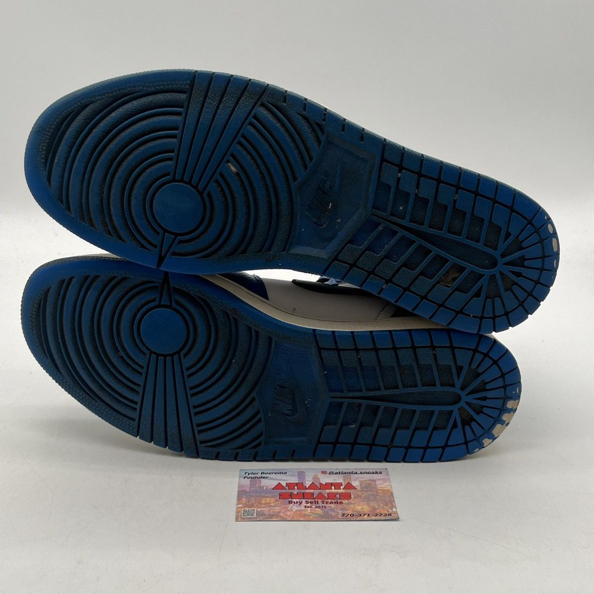 Nike Air Jordan 1 rare air soar blue Size US 11.5 / EU 44-45 - 7 Thumbnail