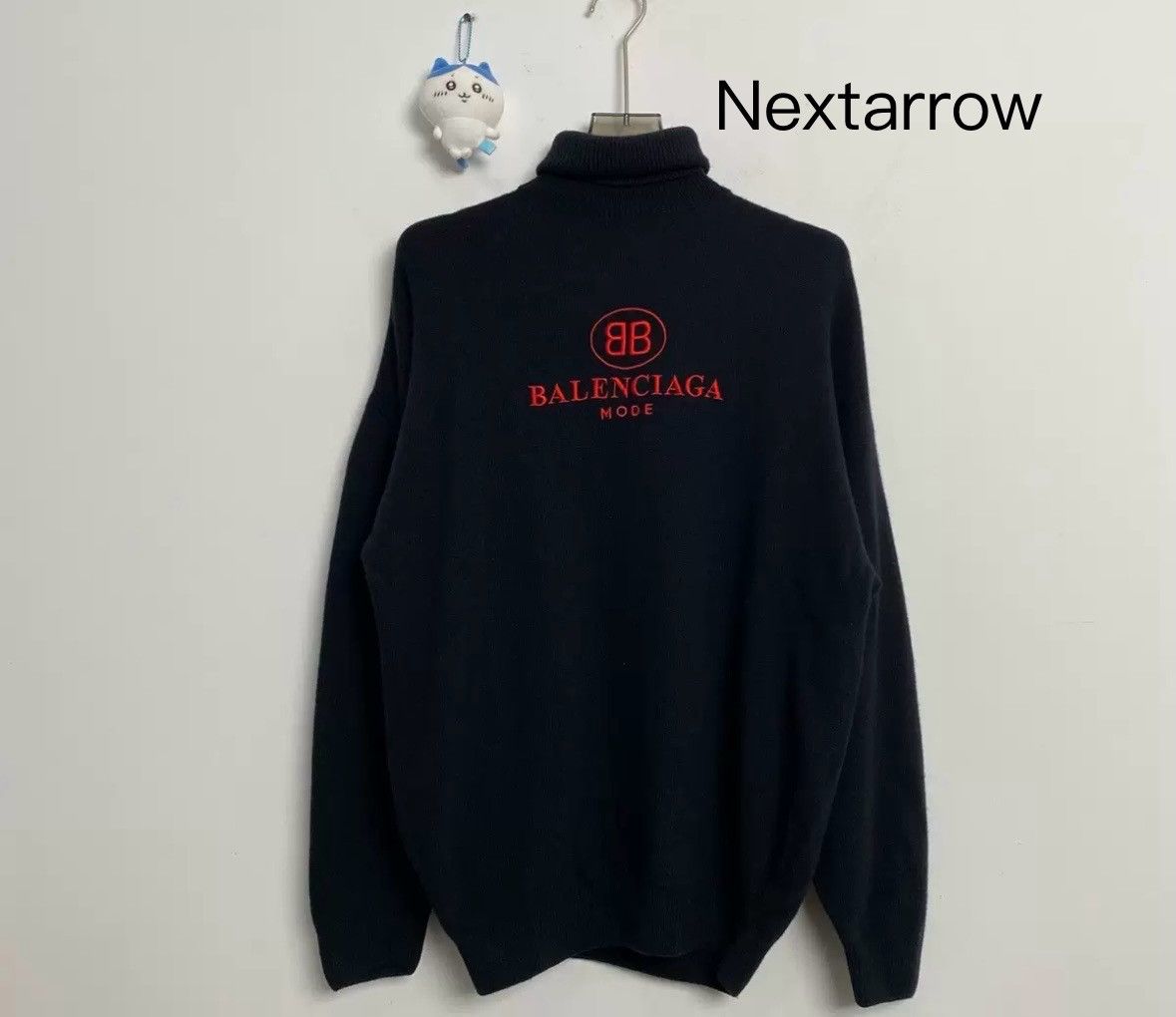 Balenciaga Balenciaga Double B Logo High Collar Sweater2412-Nextarrow Size US S / EU 44-46 / 1 - 1 Thumbnail