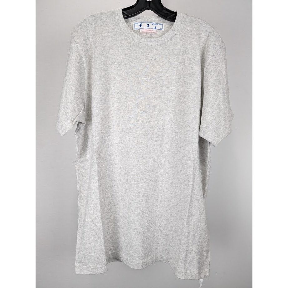 Off-White o1rshd1 Hand Off Tripack S/S Tee in Melange Grey Size US XL / EU 56 / 4 - 4 Thumbnail
