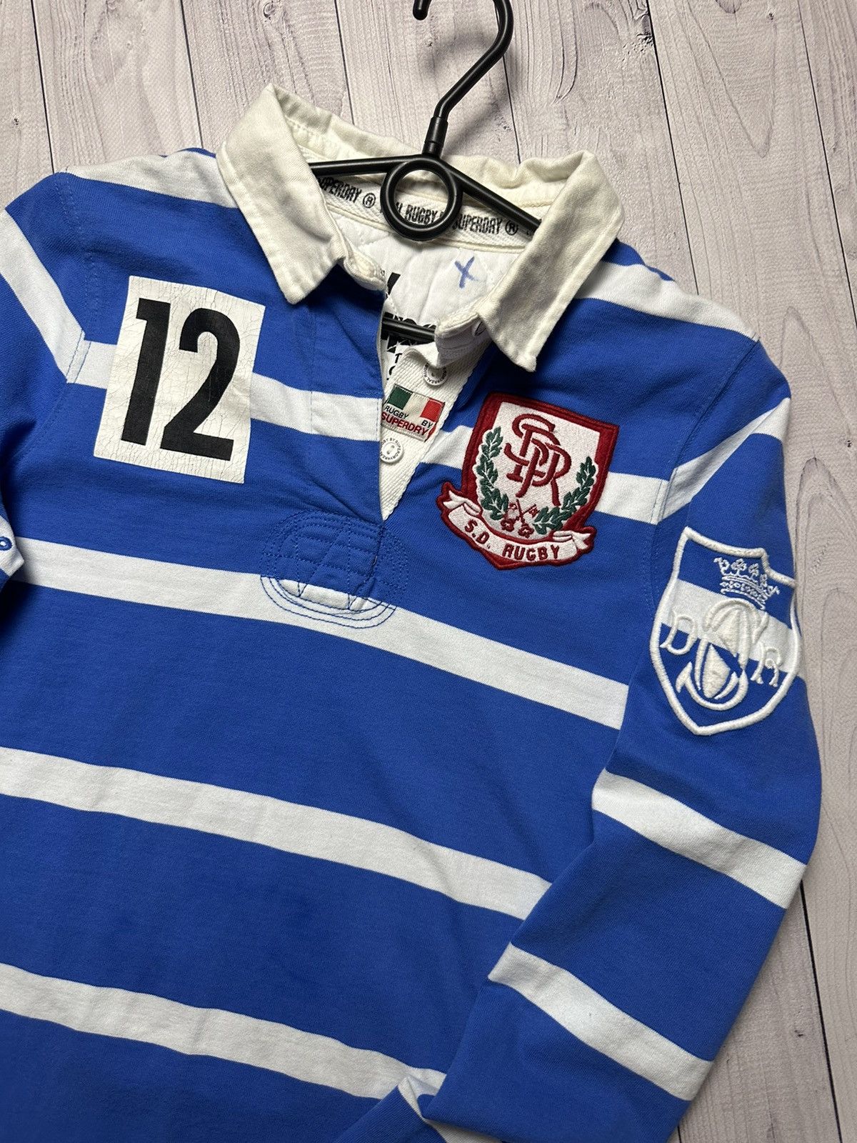 Vintage Italia kappa rugby jersey shirt logo 12 size S