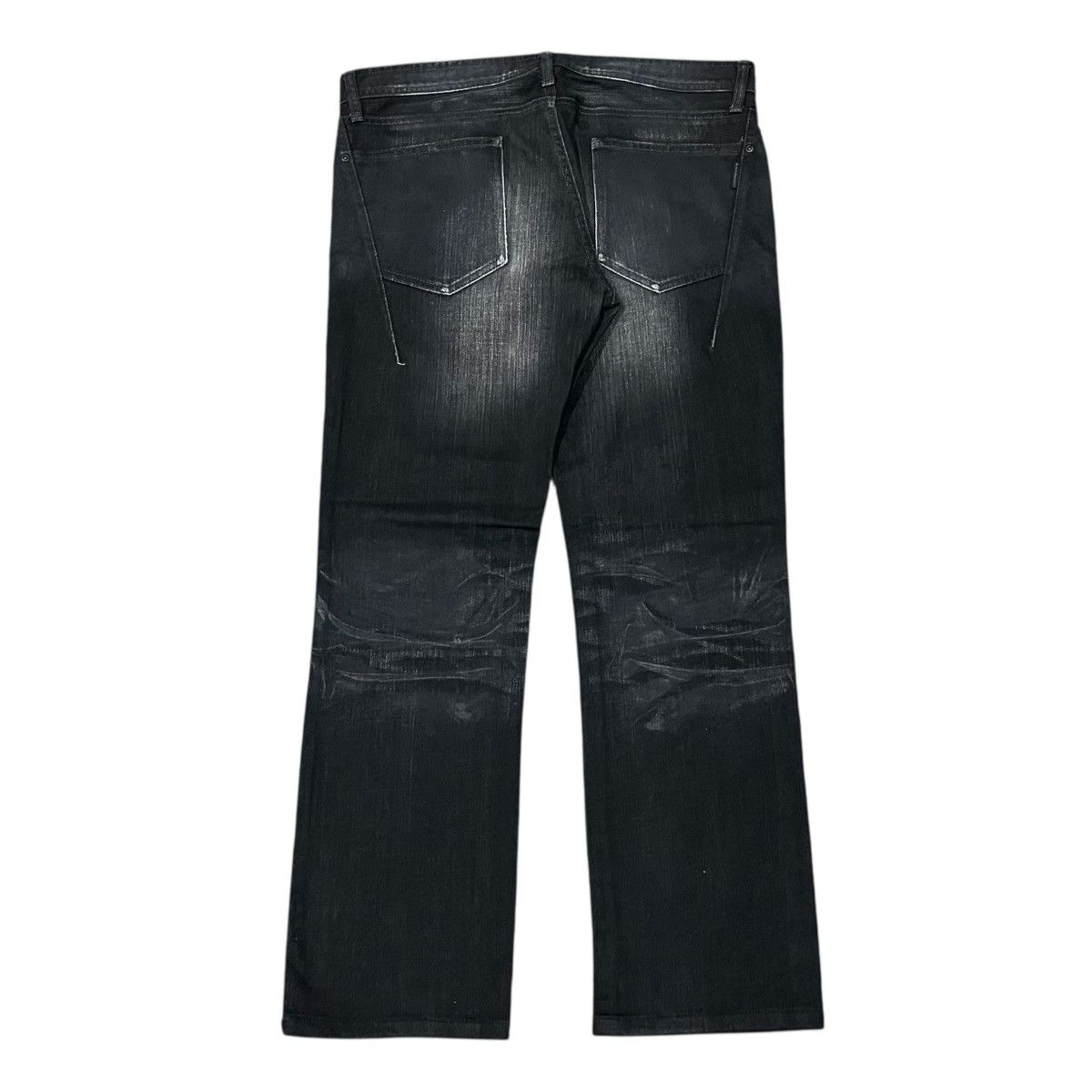 Black Barrett BlackBarret Jeans By Neil Barret Waxed Raw Denim Size US 33 - 5 Thumbnail