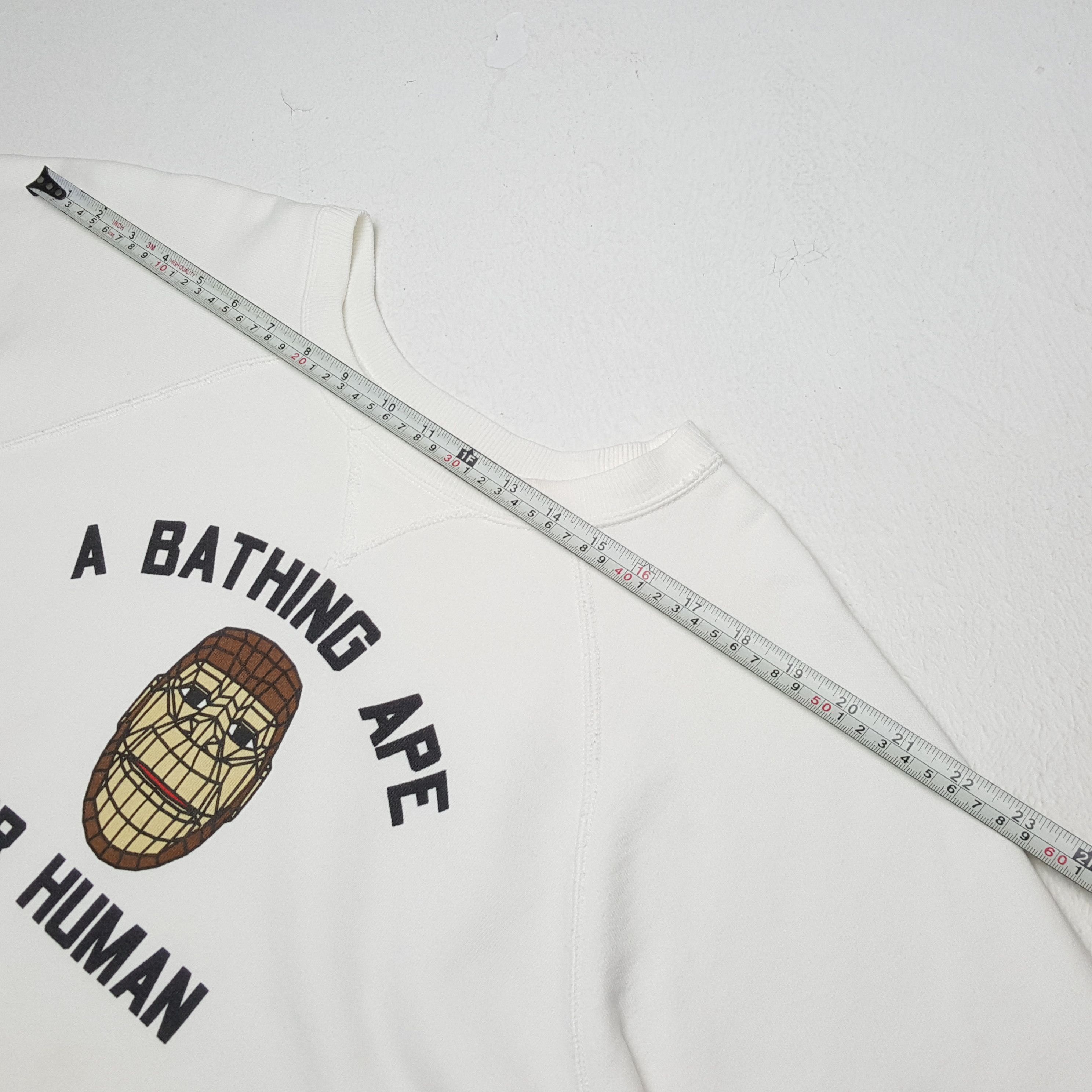 Bape × Vintage Vintage A BATHING APE Japanese Brand Sweatshirts Size US L / EU 52-54 / 3 - 4 Thumbnail