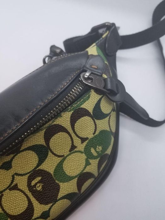 Bape x coach rivington belt online bag