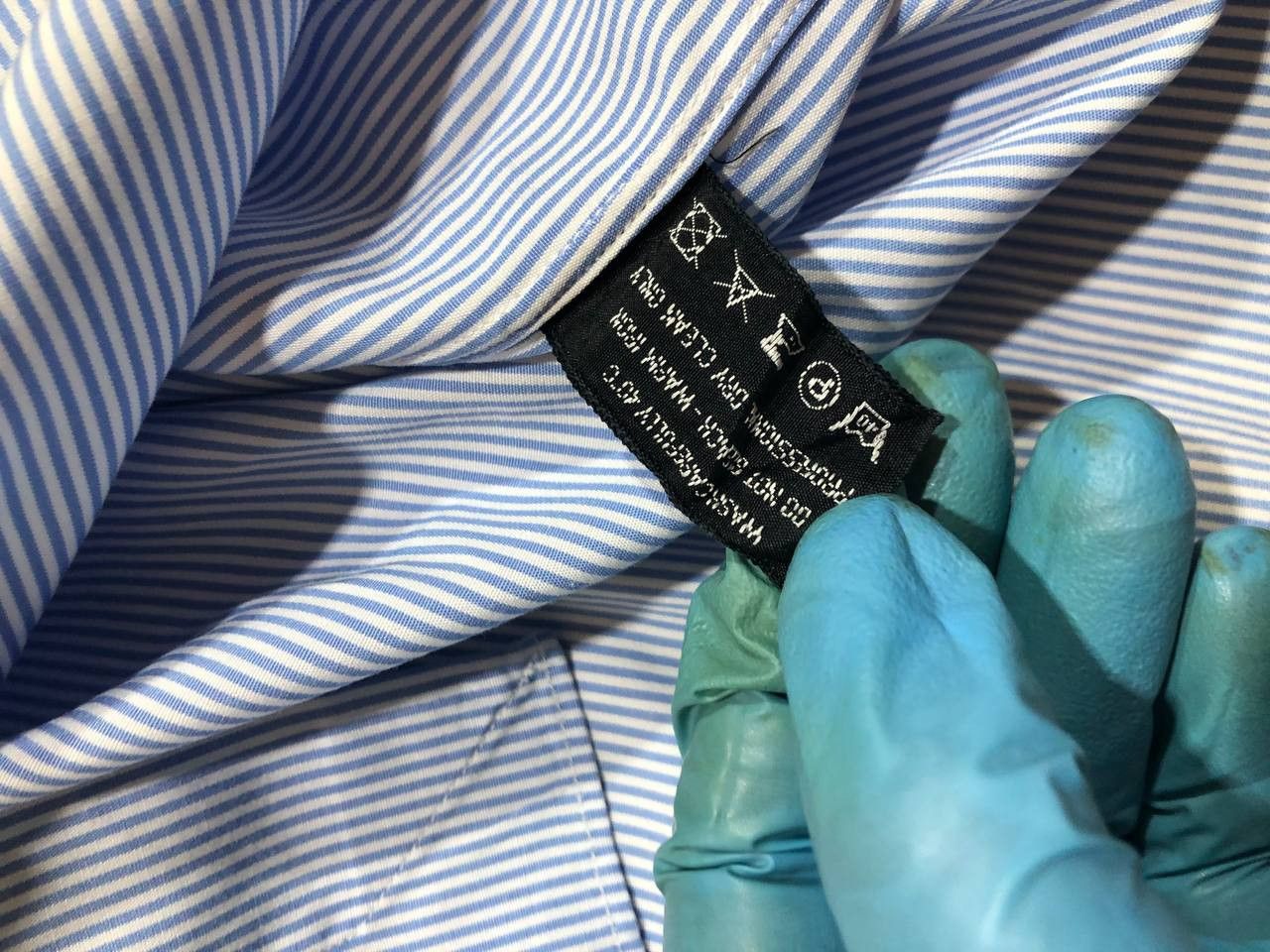 Tom Ford Tom Ford Blue Striped Button Down Shirt Size US XL / EU 56 / 4 - 4 Thumbnail