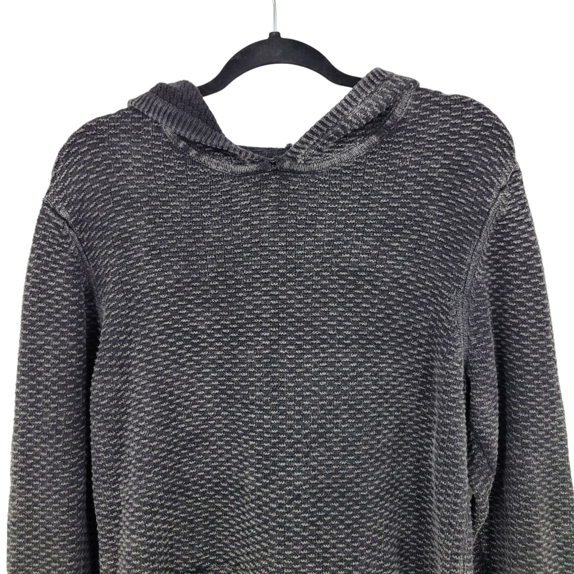 Modern Amusement Modern Amusement Grey Knit Pullover Hoodie M Textured Grunge Size US M / EU 48-50 / 2 - 5 Thumbnail
