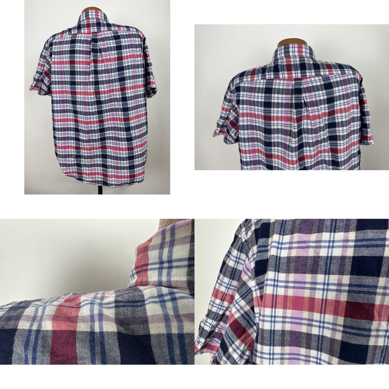Lands' End Lands End Shirt Men Large Casual Outdoors Plaid Lightweight Cotton Button Down Size US L / EU 52-54 / 3 - 8 Thumbnail