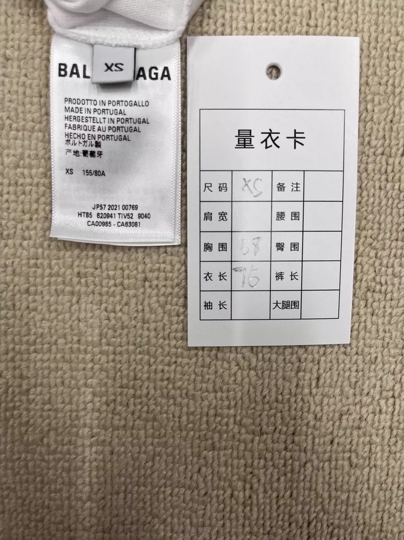 Balenciaga Balenciaga Cola Print Large Short Sleeve T-Shirt 2504-Nexta Size US XS / EU 42 / 0 - 5 Thumbnail