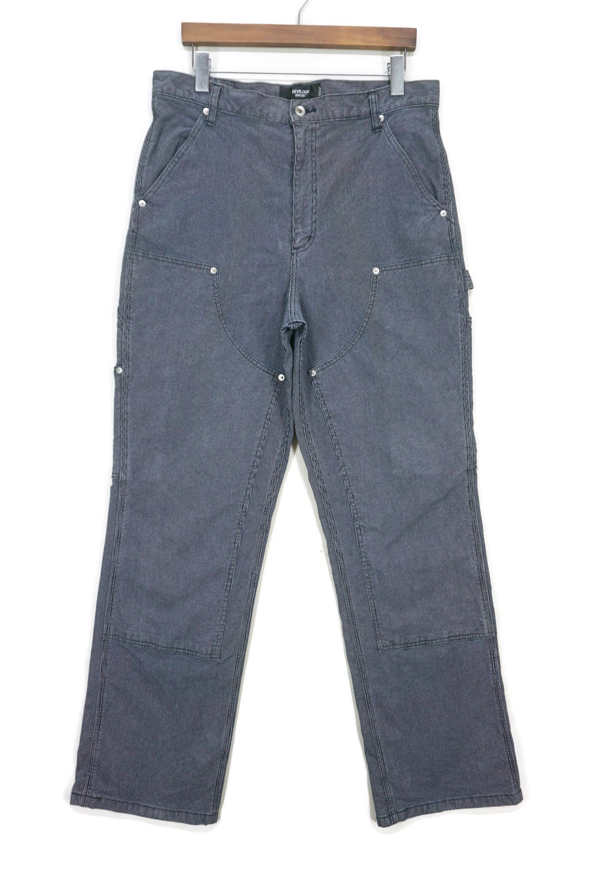 Devilock Devilock Jeans Size W34xL33.5 Double Knee Hickory Denim Size US 34 / EU 50 - 1 Thumbnail
