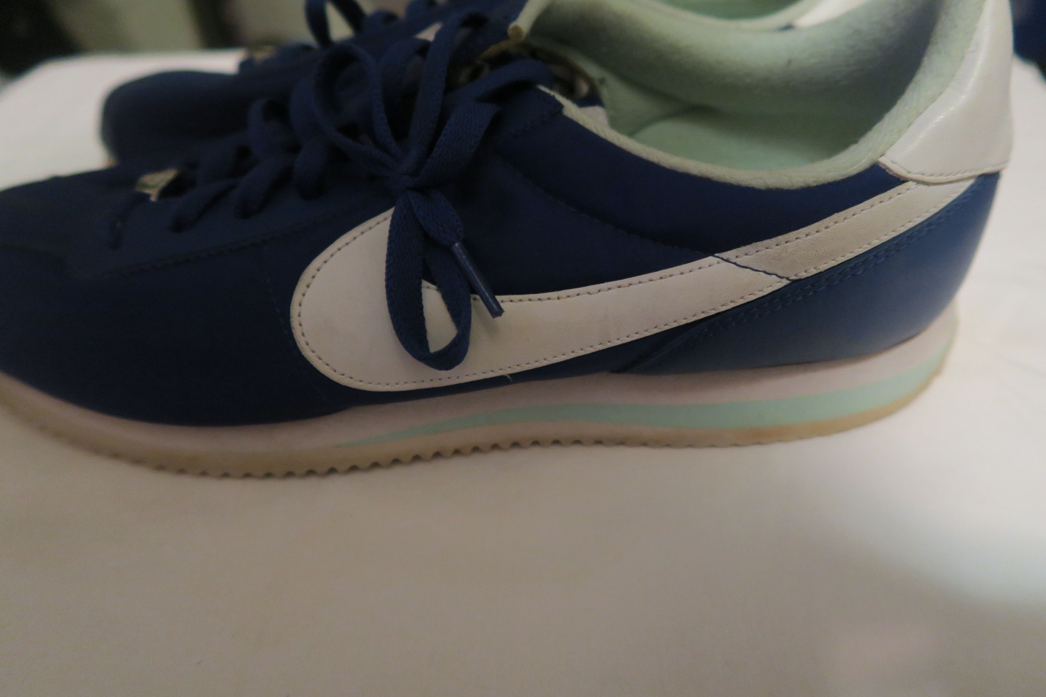 Nike Nike Cortez Basic Nylon Dark Treasure Blue Mint Sneakers Size US 13 / EU 46 - 3 Thumbnail