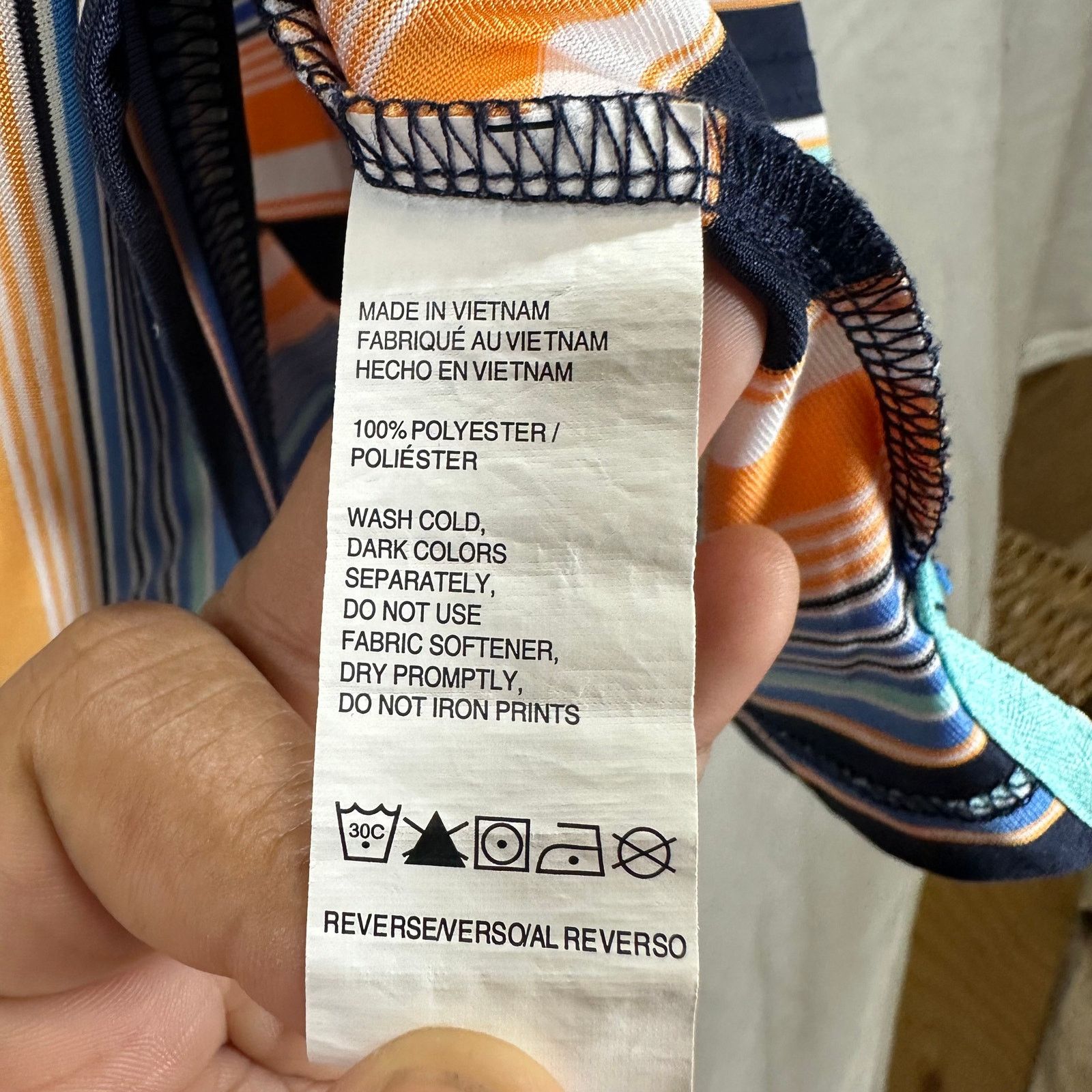 Izod IZOD Shirt XL Mens Golf Striped Blue Polo Logo Active Sport Size US XL / EU 56 / 4 - 8 Thumbnail