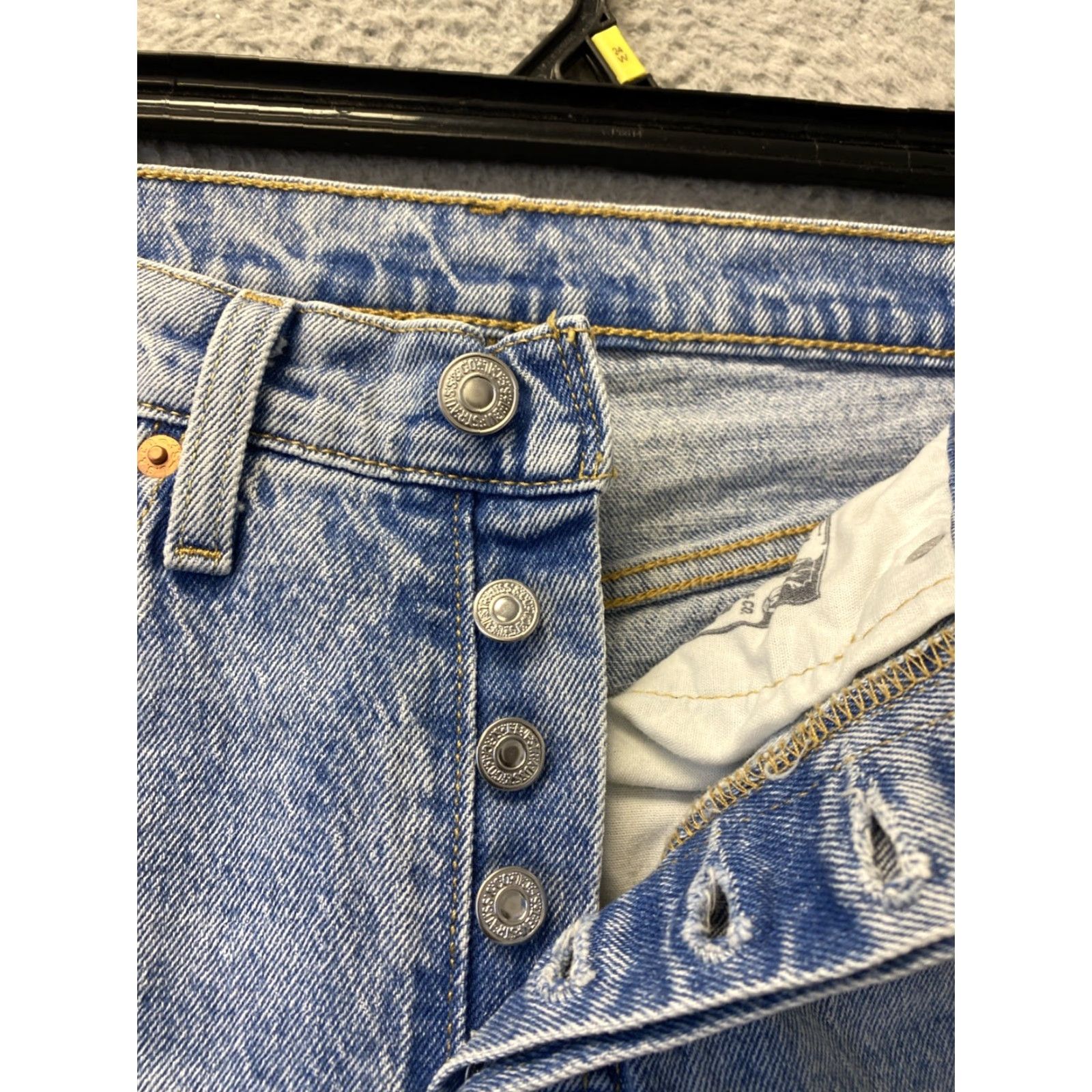 Levi's Levi’s Jeans 501 Men’s 28x32 Blue Donut Fly Button USA Levis Big E Size US 28 / EU 44 - 4 Thumbnail