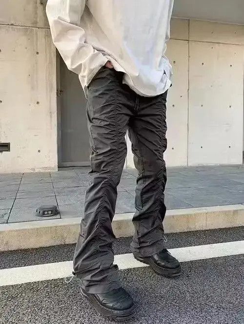 Japanese Brand × Vintage Stack Cargo Sweatpants Size US 30 / EU 46 - 1 Thumbnail