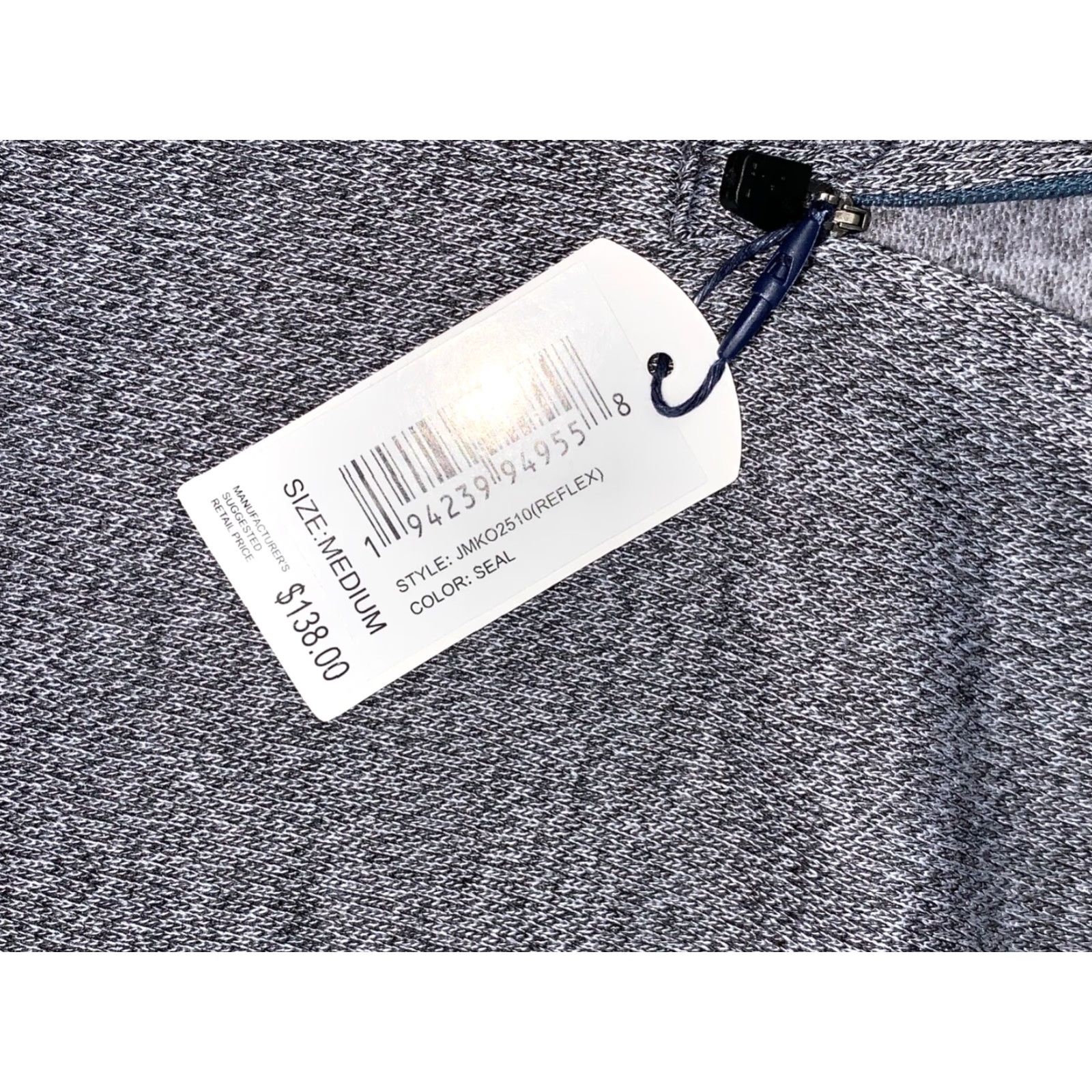 johnnie-O Johnnie O Reflex 1/4 Zip Pullover Seal Gray Mens M Sweater Casual Size US M / EU 48-50 / 2 - 3 Thumbnail