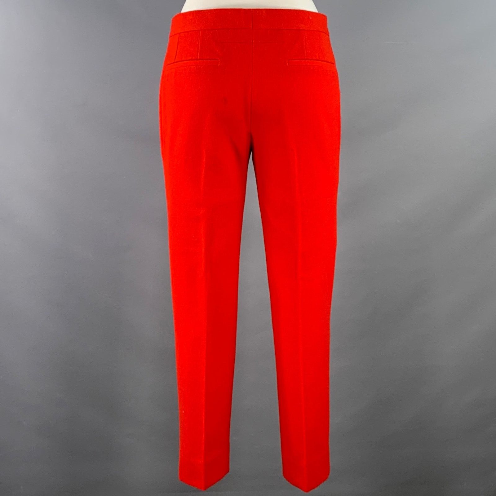 Givenchy GIVENCHY FW12 Size S Red Twill Wool Cotton Notch Lapel Suit Size 38R - 4 Thumbnail
