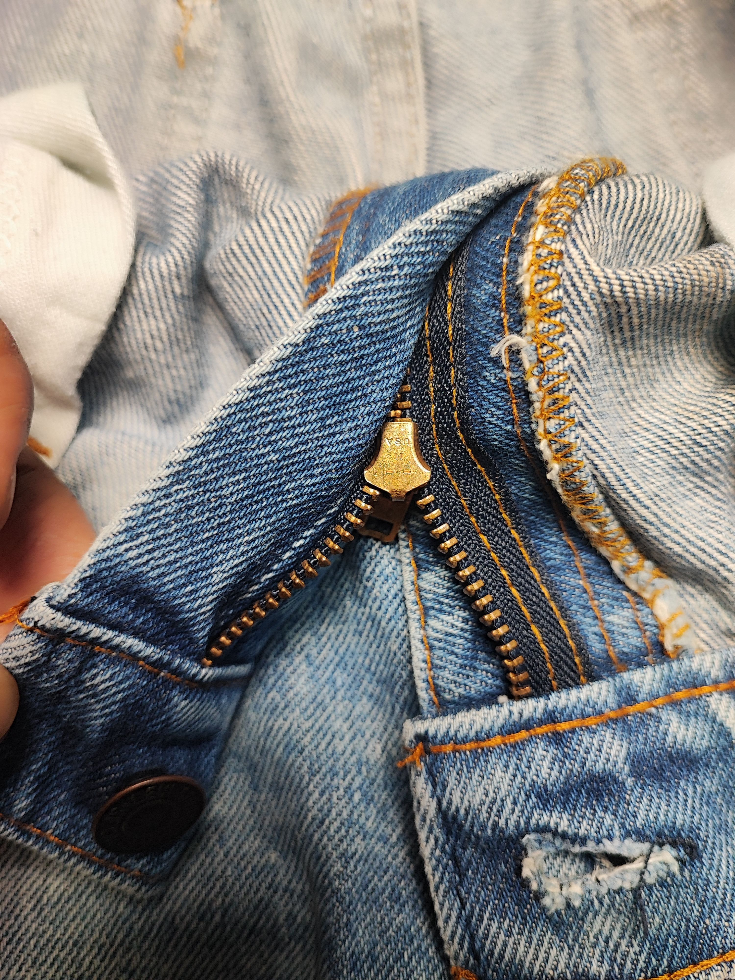 Jean 70s Vintage Levi’s Oren Tag Faded Jeans 32x34 Size US 32 / EU 48 - 8 Thumbnail
