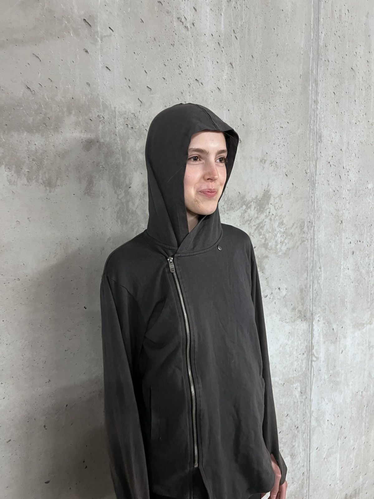 Other Thumb Hole Asymmetrical Zip Hoodie Size S / US 4 / IT 40 - 3 Thumbnail