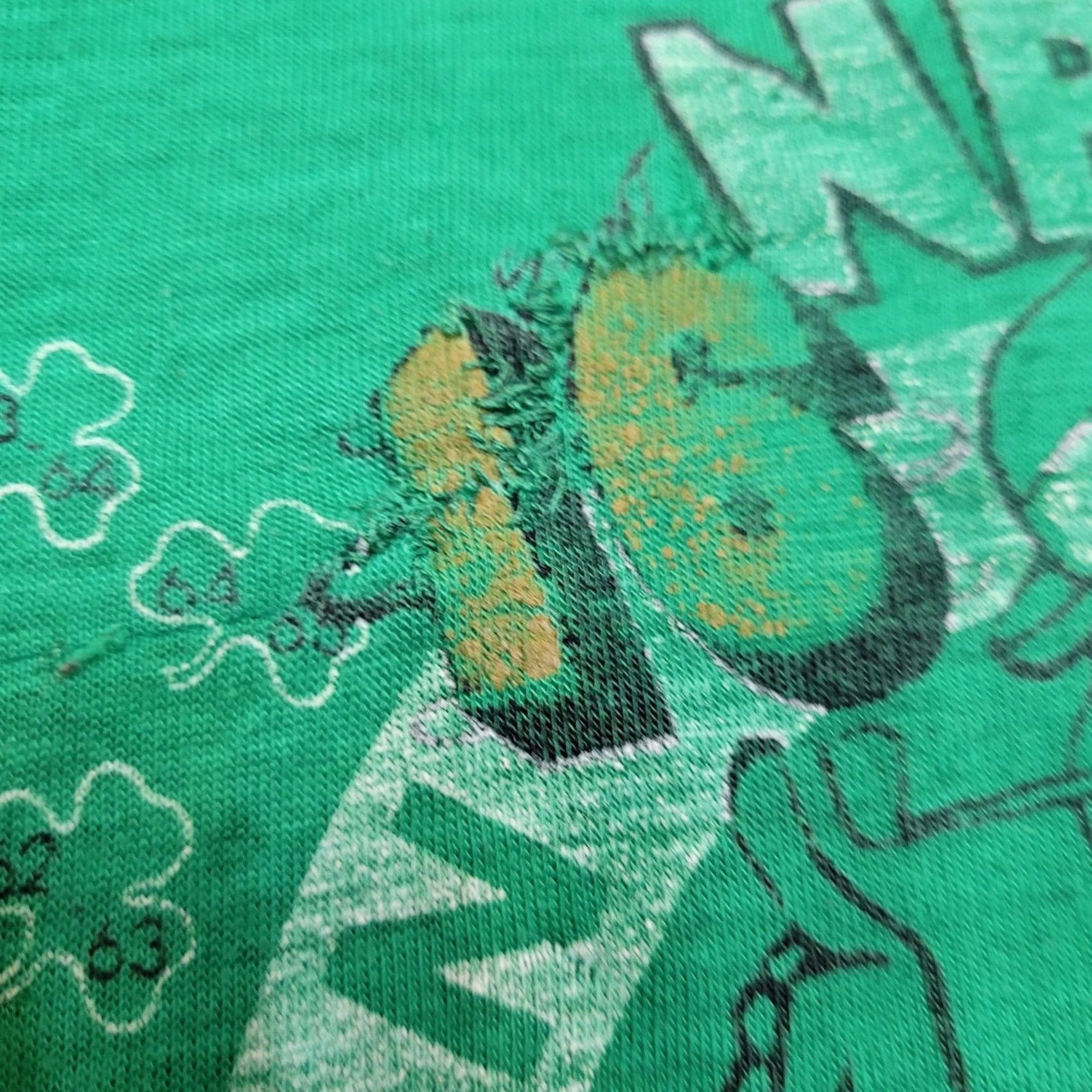Vintage VTG 80s 1986 Boston Celtics Shirt - Vintage Green Paper Thin Single Stitch Larry Bird Era XL Size US XL / EU 56 / 4 - 3 Thumbnail