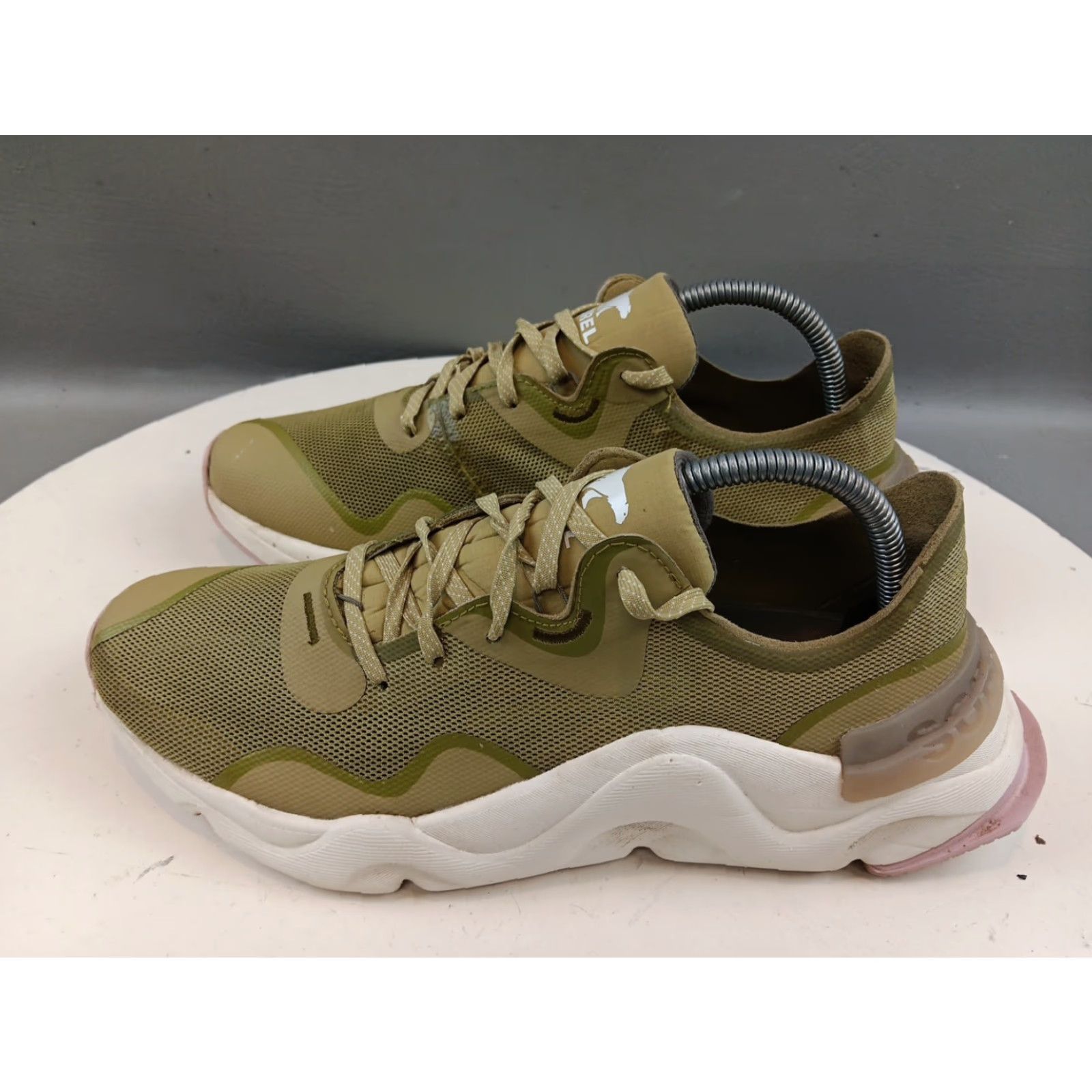 SOREL Sorel Womens Kinetic LACE ECO SNEAKER Green Light US 9.5 NL4699-358 Size US 10 / IT 40 - 6 Thumbnail
