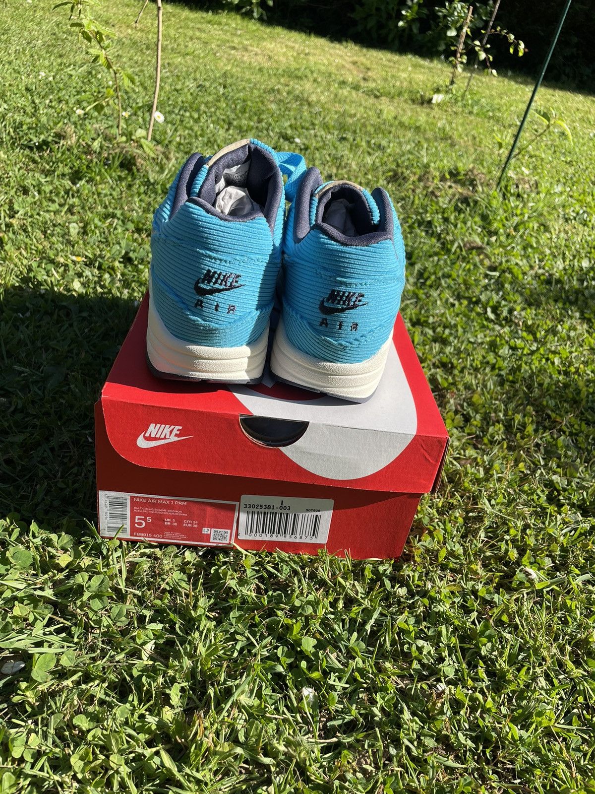 Nike Air Max one turquoise blue textile Size US 7 / IT 37 - 3 Thumbnail