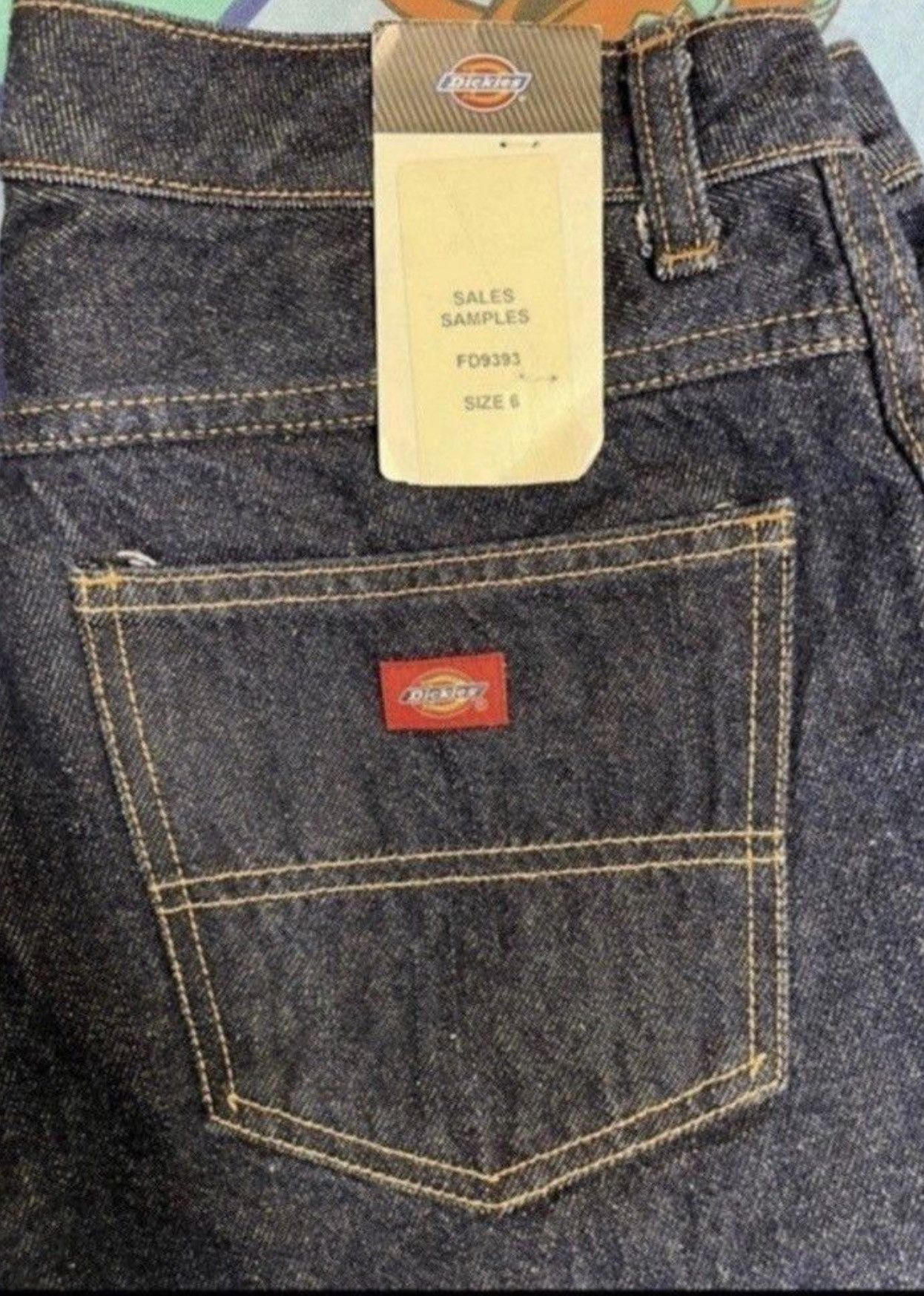 Dickies ***FINAL DROP***RARE DICKIES STRAIGHT RAW SAMPLE DENIM 29-31 Size US 31 - 2 Thumbnail