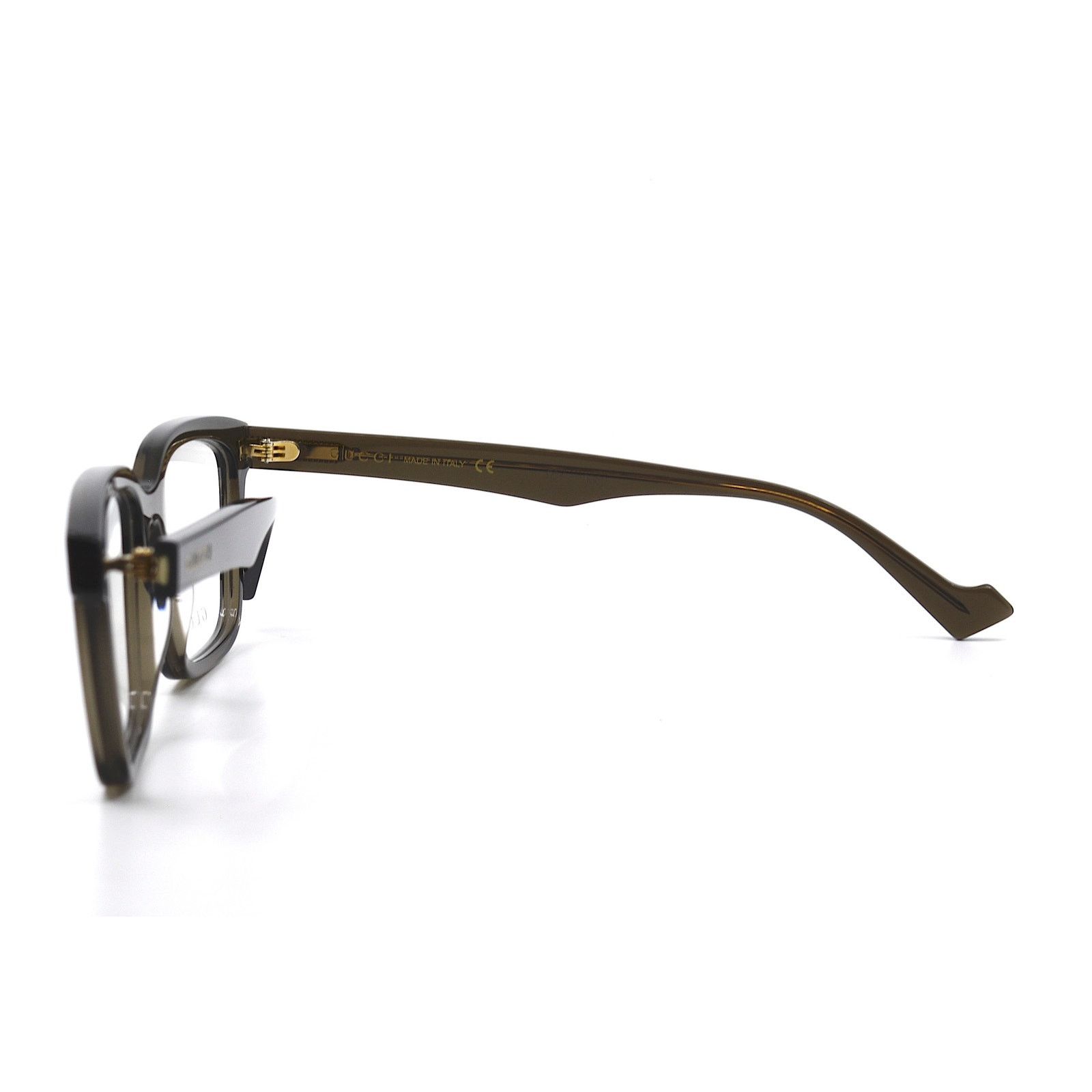 Gucci NEW Gucci GG0964O 003 Grey Transparent Authentic Eyeglasses Size ONE SIZE - 9 Thumbnail
