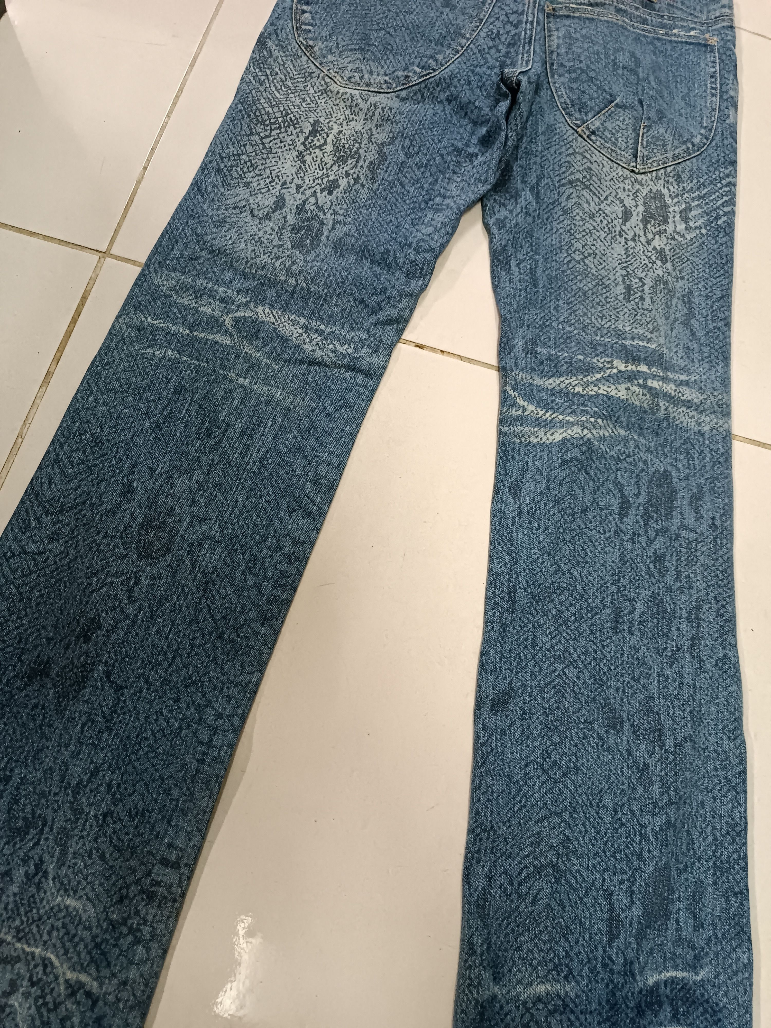 Japanese Brand × Jean RARE 🔥 Japanese Brand Snake Skin Distressed Jeans Size US 32 / EU 48 - 10 Thumbnail
