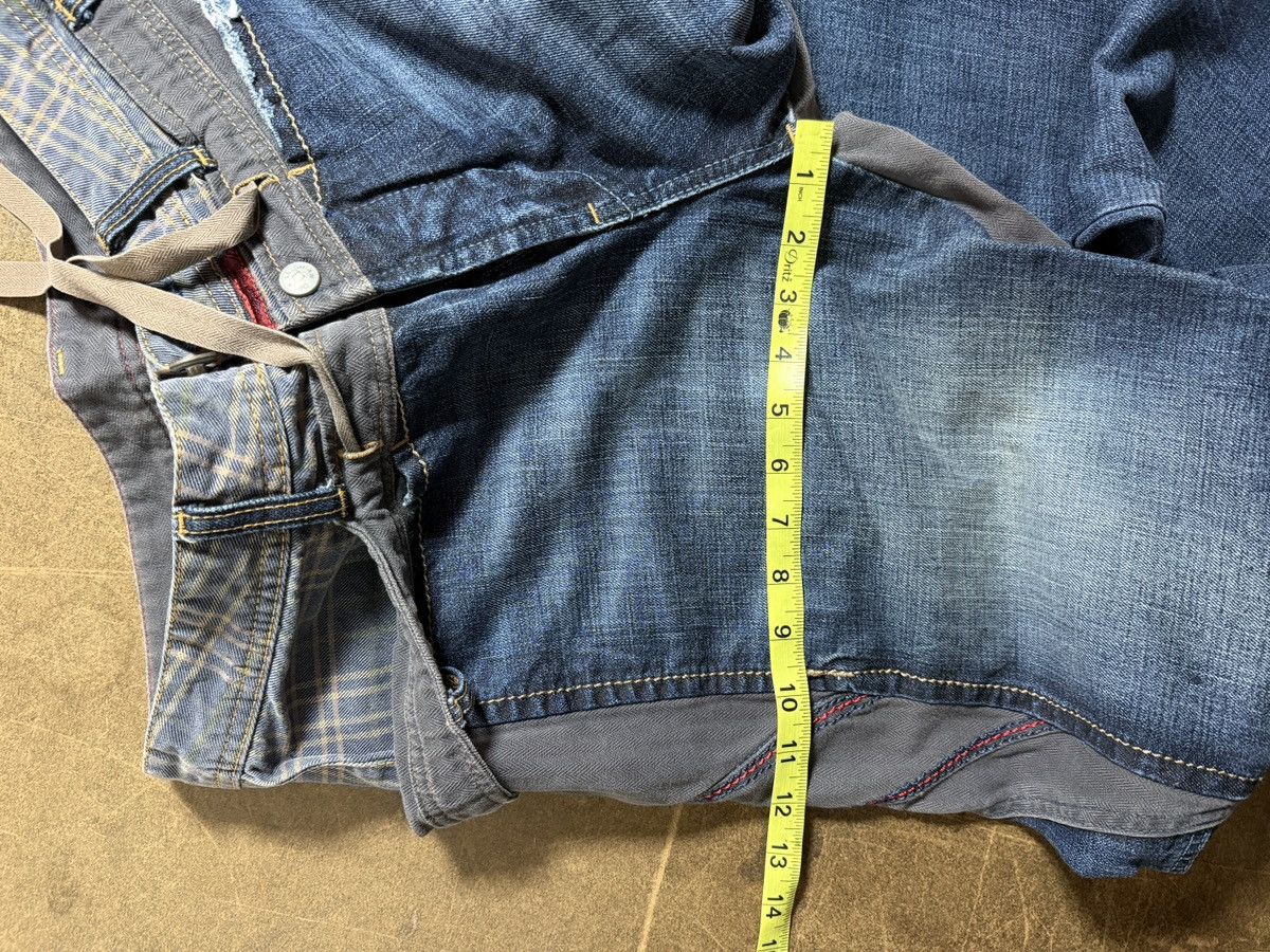 Marithe + Francois Girbaud DOUBLE LAYERED WAISTBAND FLANNEL DENIM Size US 30 / EU 46 - 8 Thumbnail