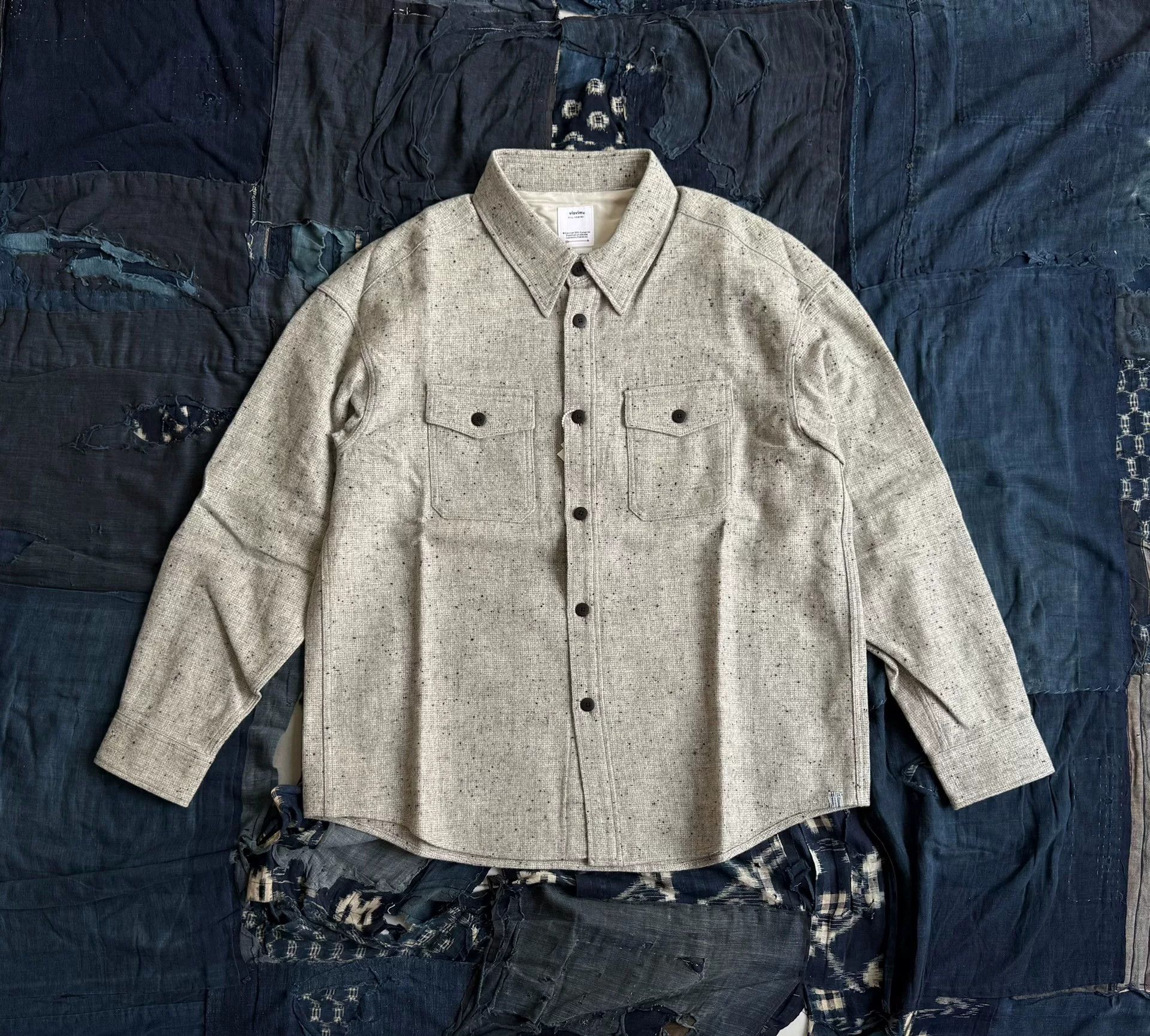 VISVIM Lumber Tweed Long Sleeve Shirt