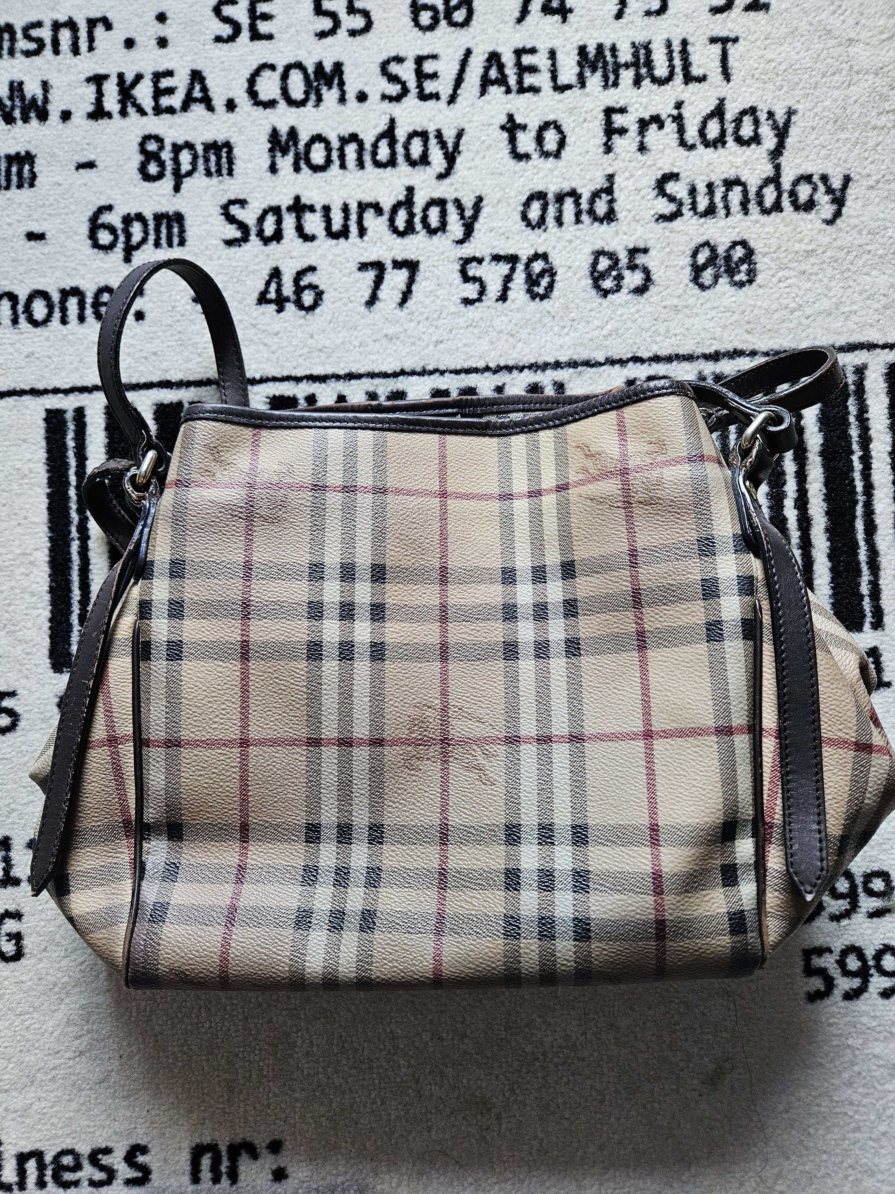 Burberry Canterybury Canvas Tote Bag Size ONE SIZE - 3 Thumbnail