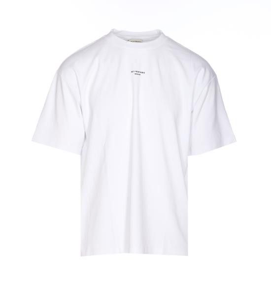 Tシャツ・カットソー DROLE DE MONSIEUR Men T Shirts TS262 CO167OW White Drole De Monsieur DROLE DE MONSIEUR Men T-Shirts H TS262
